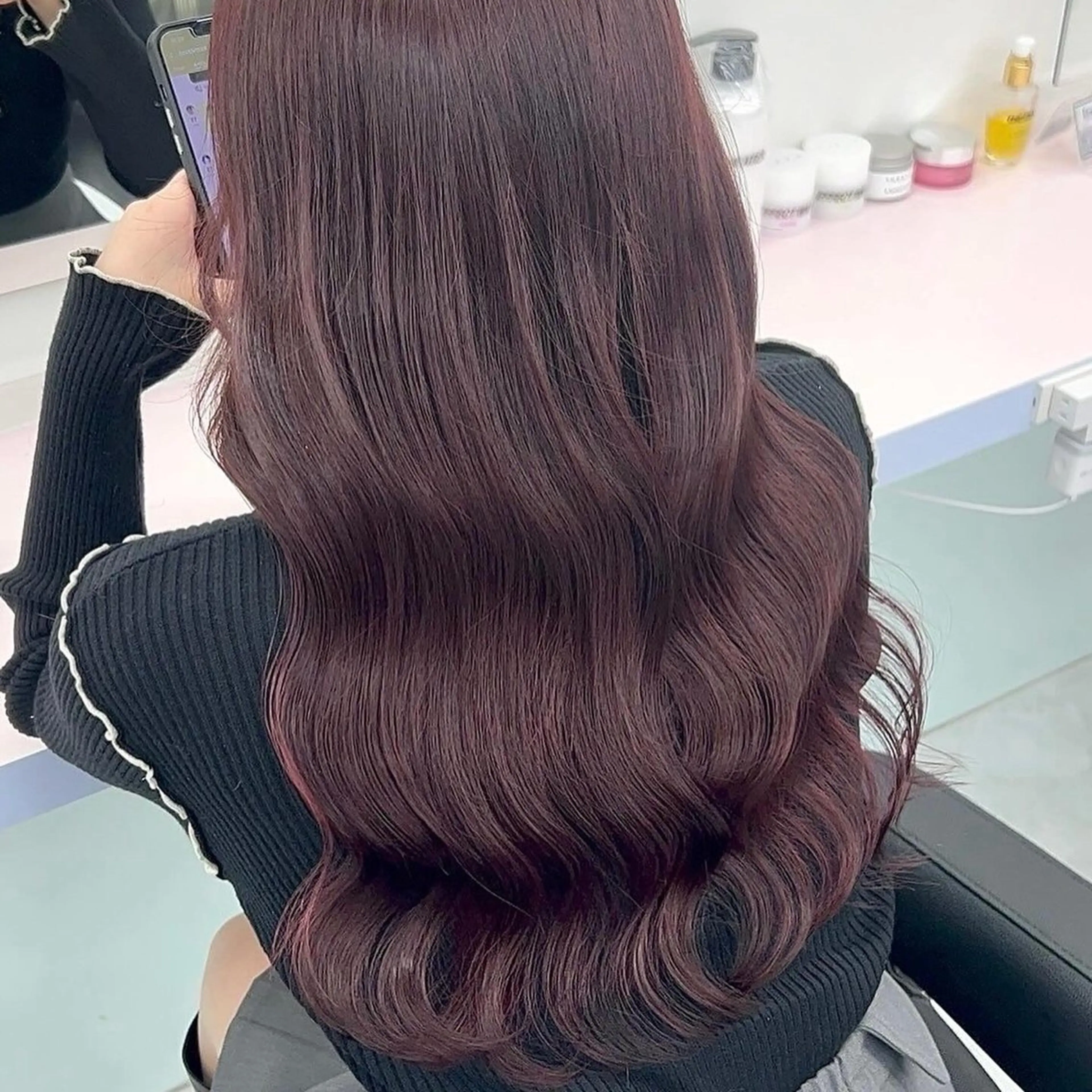 ロング カラー みう/仙台/暖色/ 艶髪/顔周りカット/のヘアスタイル