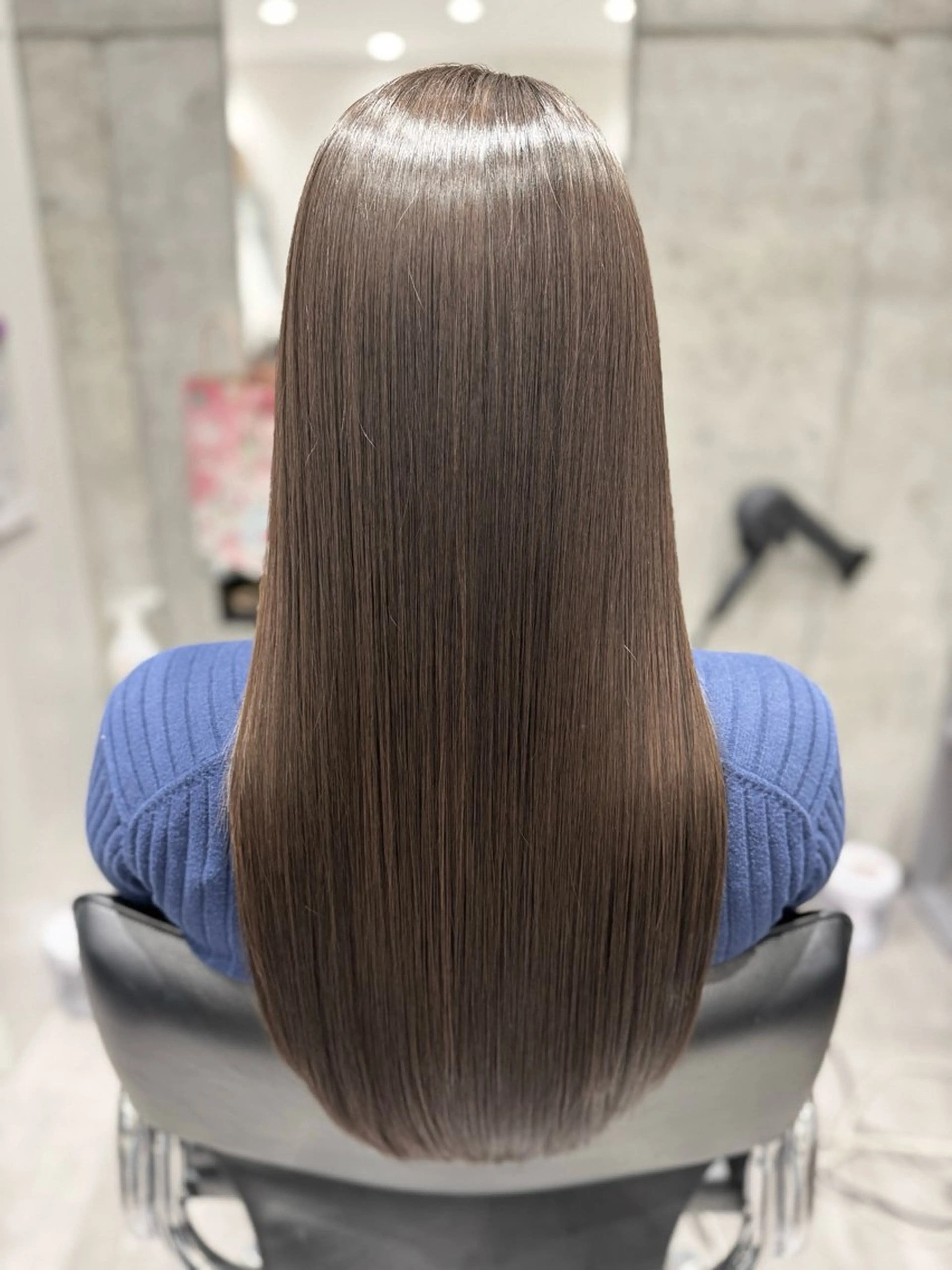 ロング カラー ドライ カット✂️髪質改善のヘアスタイル