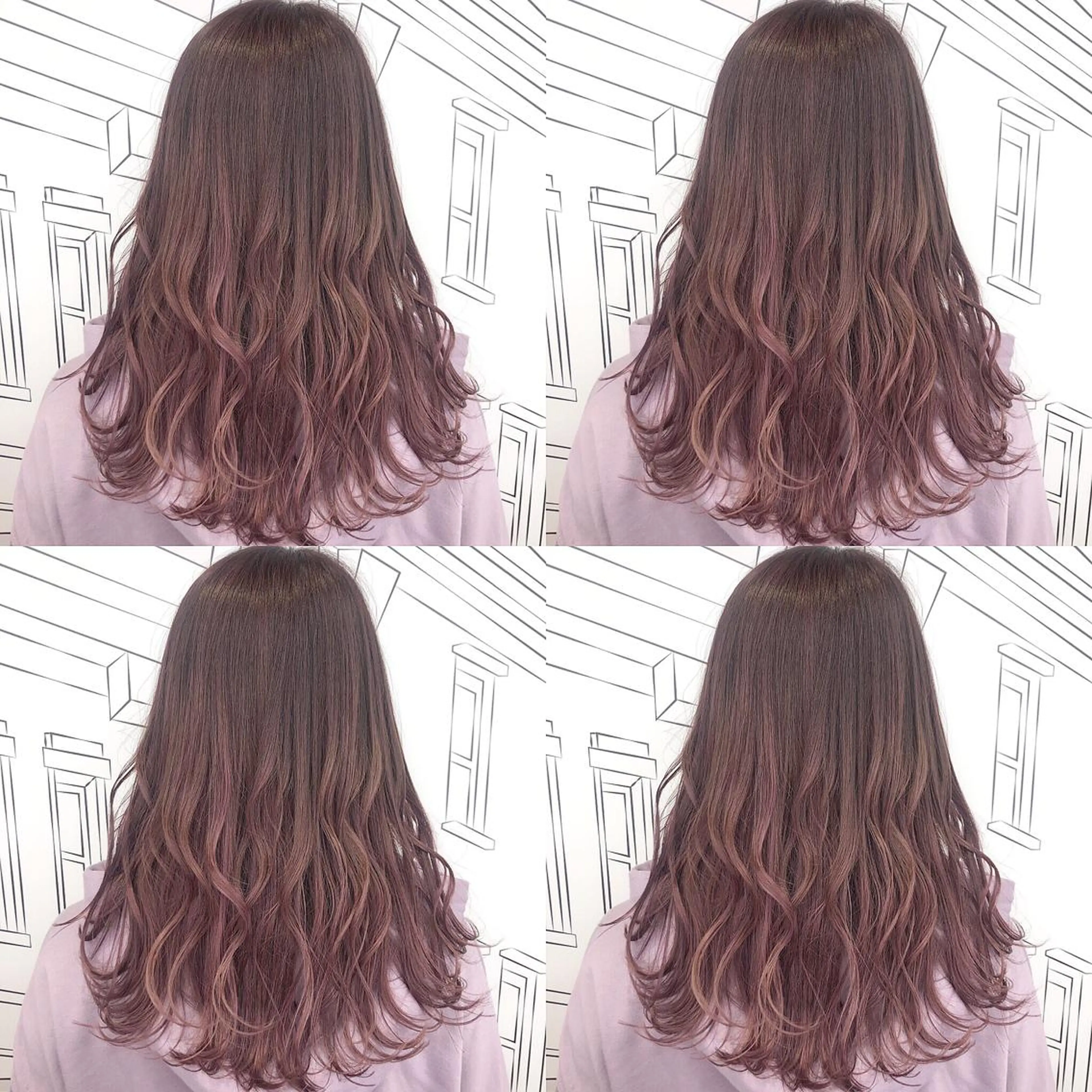 ミディアム カラー TOMOKA 艶髪/透明感カラーのヘアスタイル