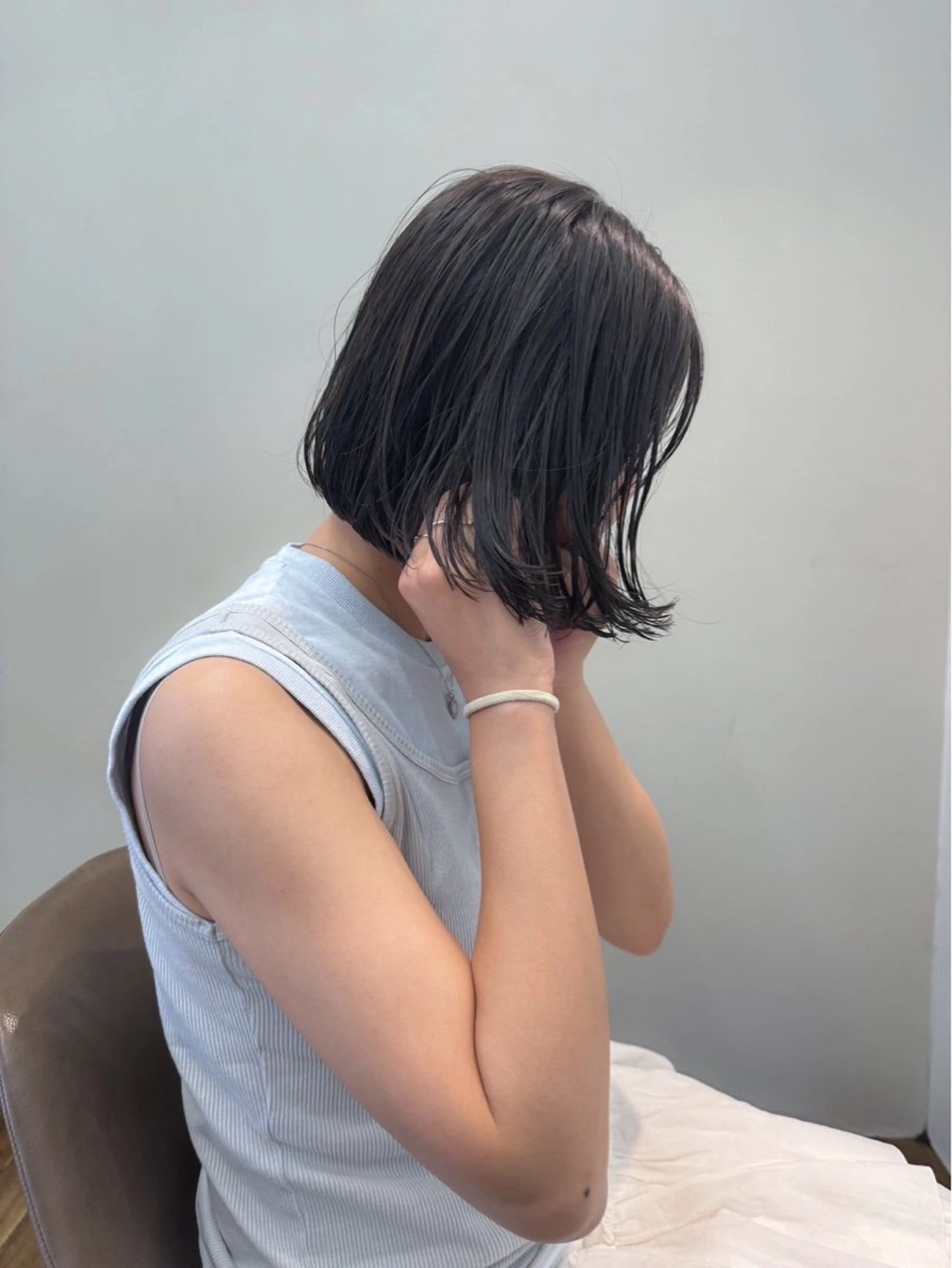 ショート カラー 透明感カラー 三浦 ふたばのヘアスタイル