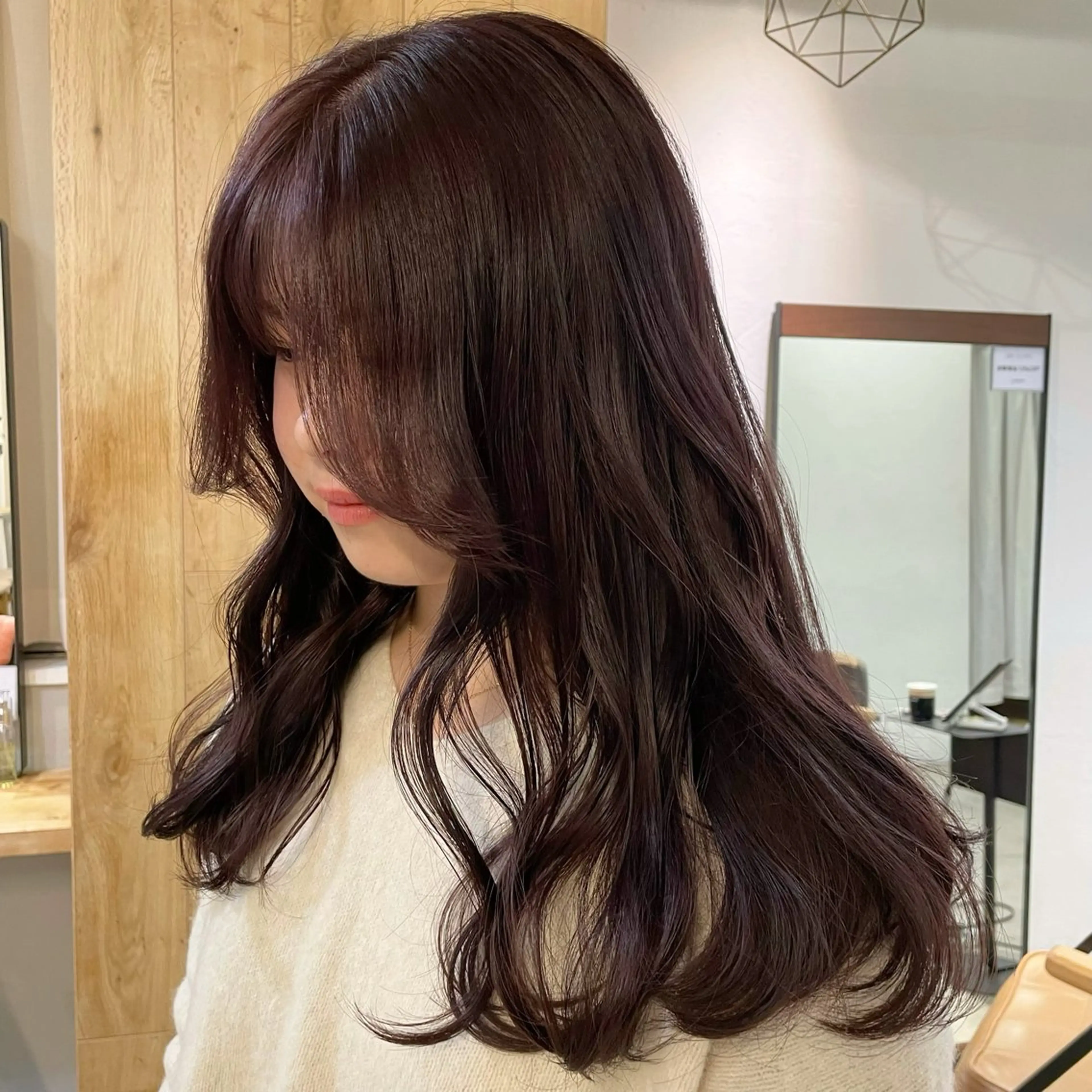 ミディアム 盛れる透明感カラー・ momokaのヘアスタイル