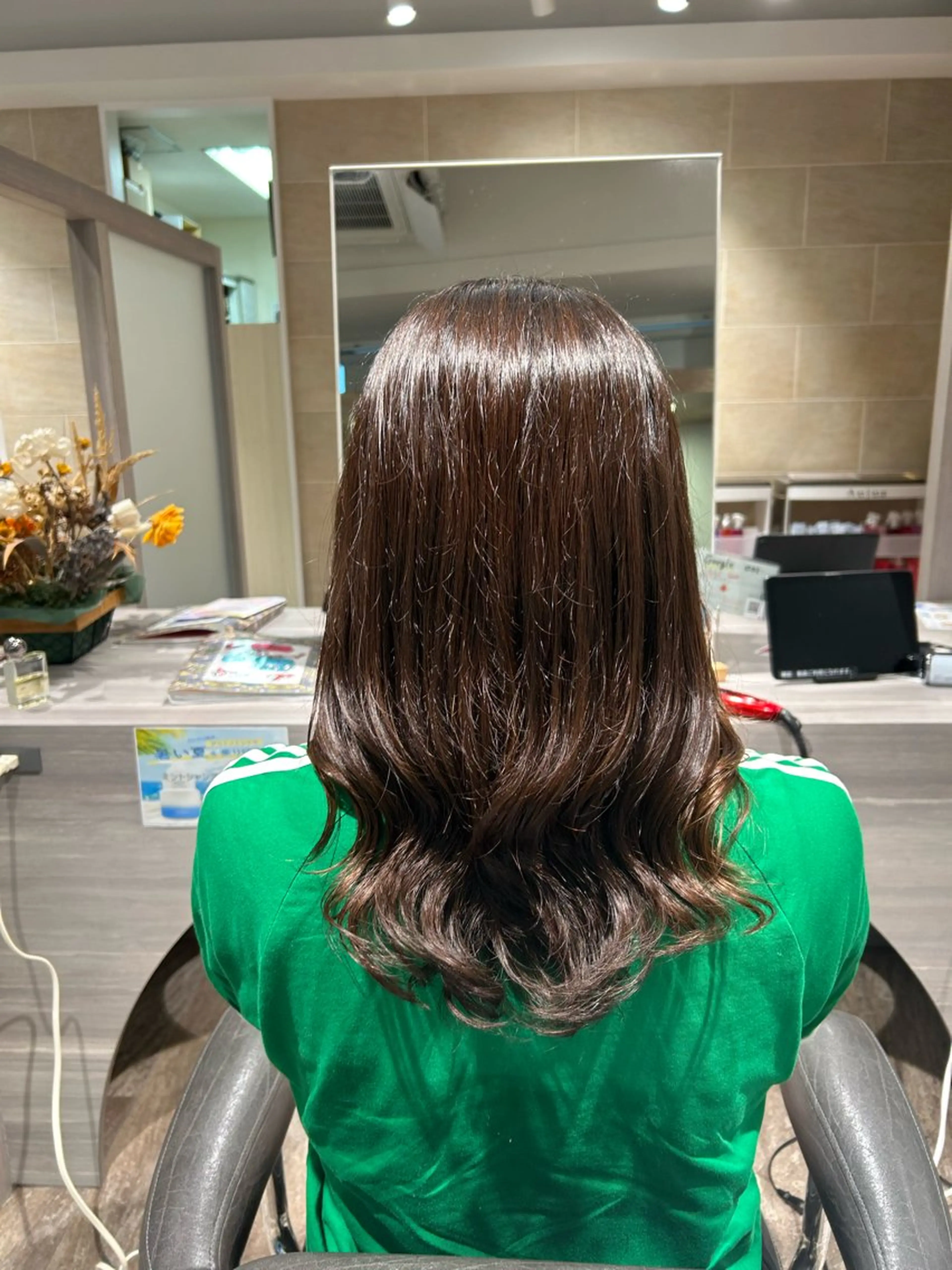 ロング パーマ デジタルパーマ 武井 哉子のヘアスタイル