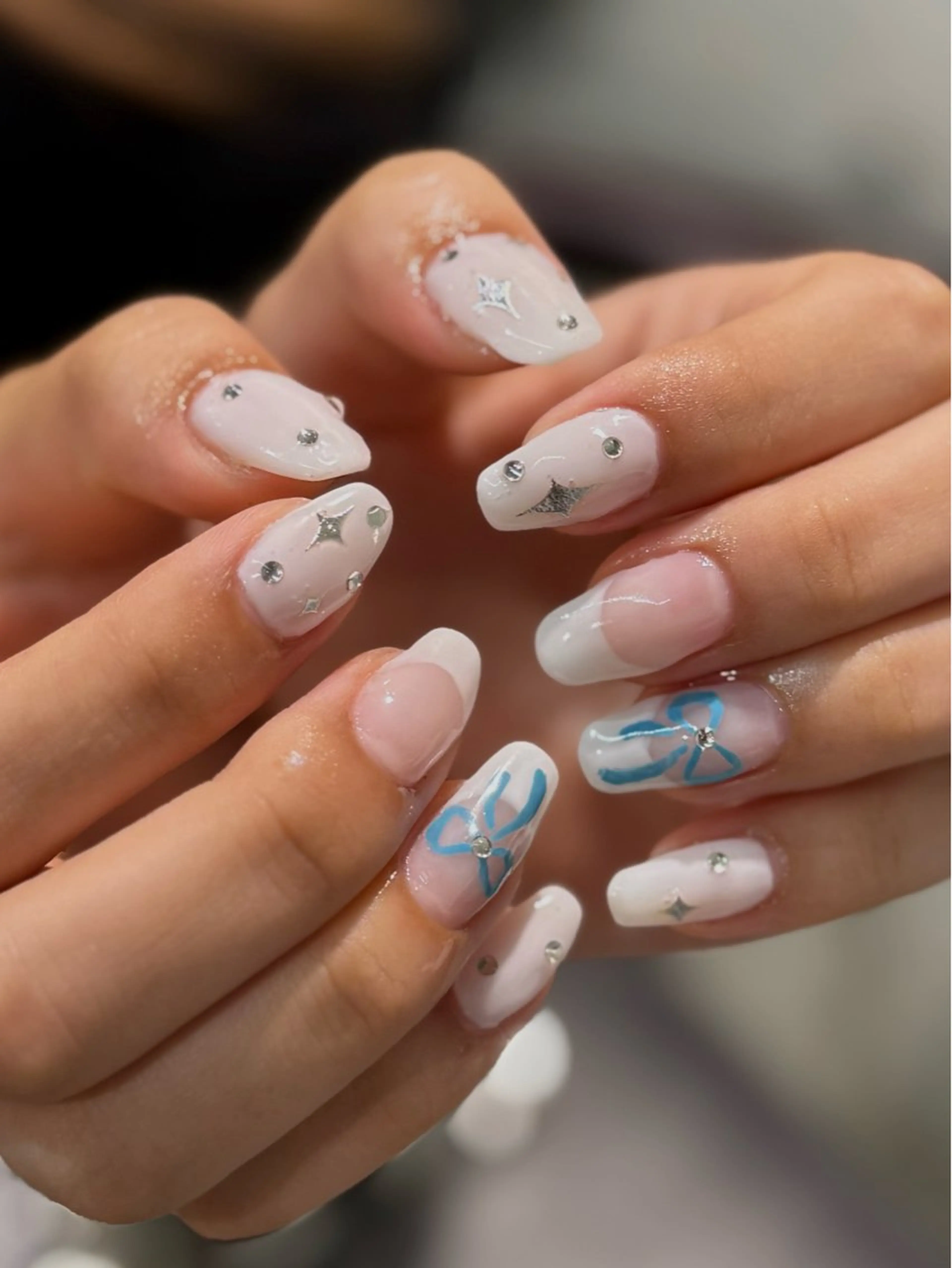 メンズ ネイル ハンドネイル メンズ/ハイトーン /miu 🌺❤︎のヘアスタイル