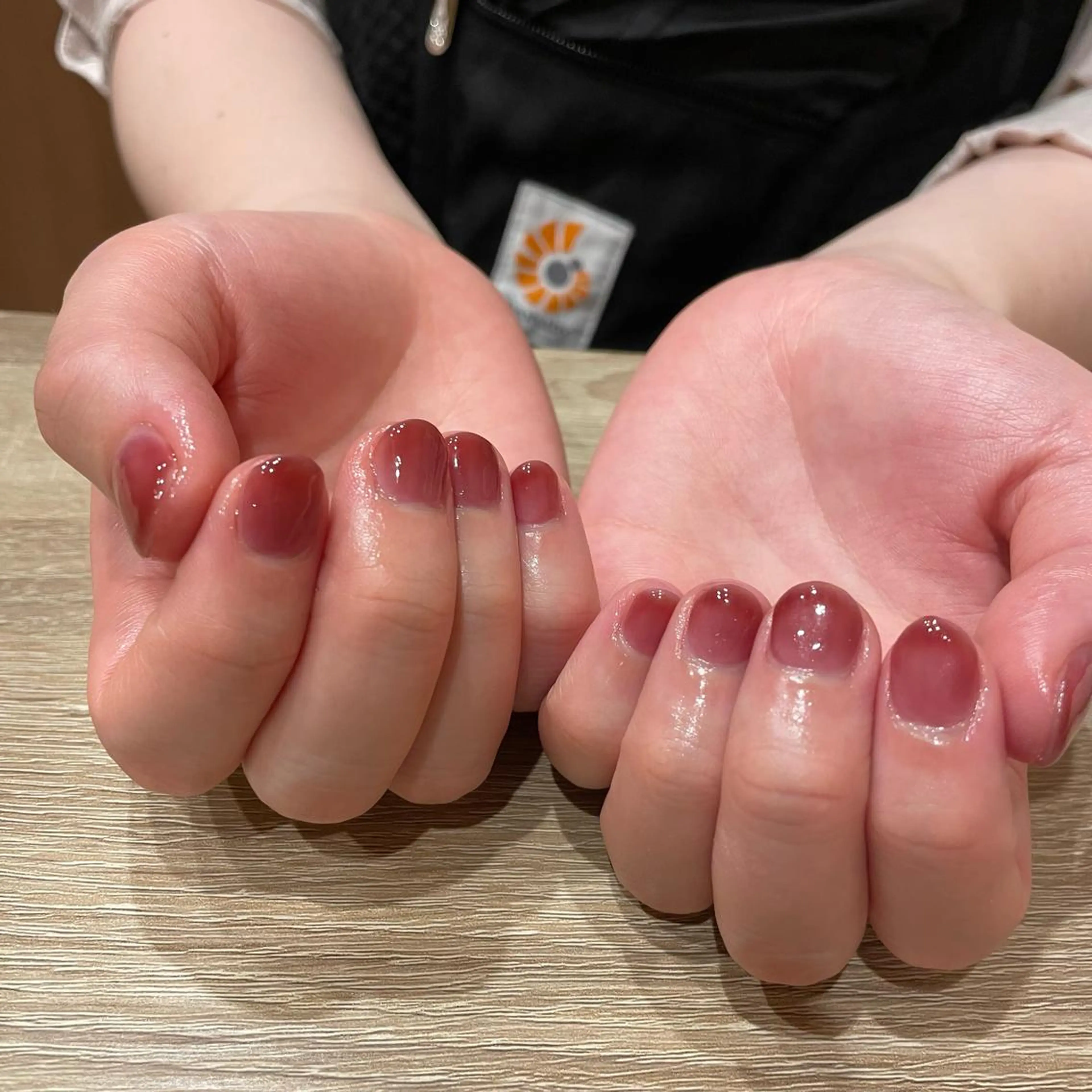 ネイル グラデーション ワンカラーネイル ハンドネイル liberté🫧 新小岩のネイルデザイン