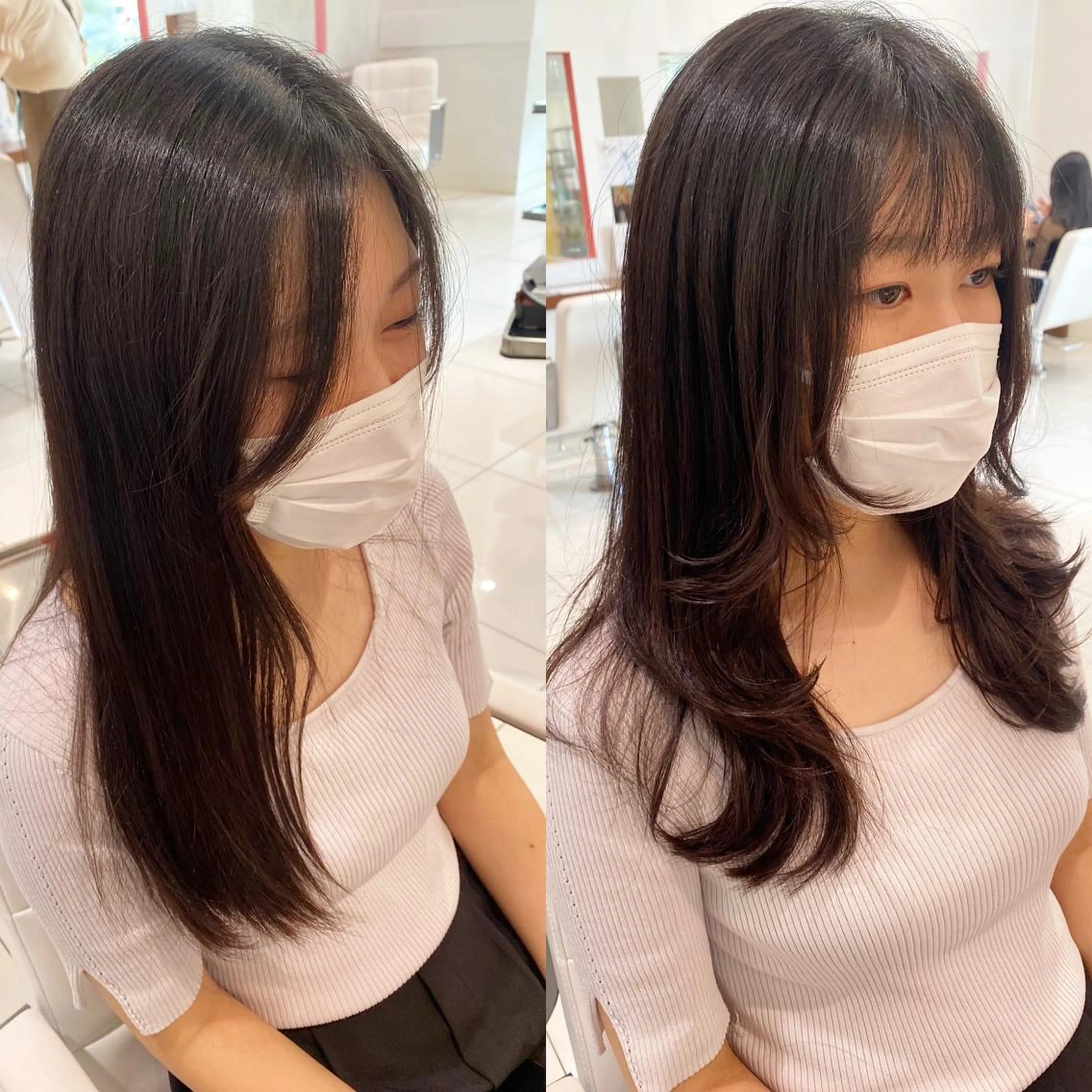 セミロング HOLON池袋所属・ウルフカット ハッシュカット/七海のヘアスタイル