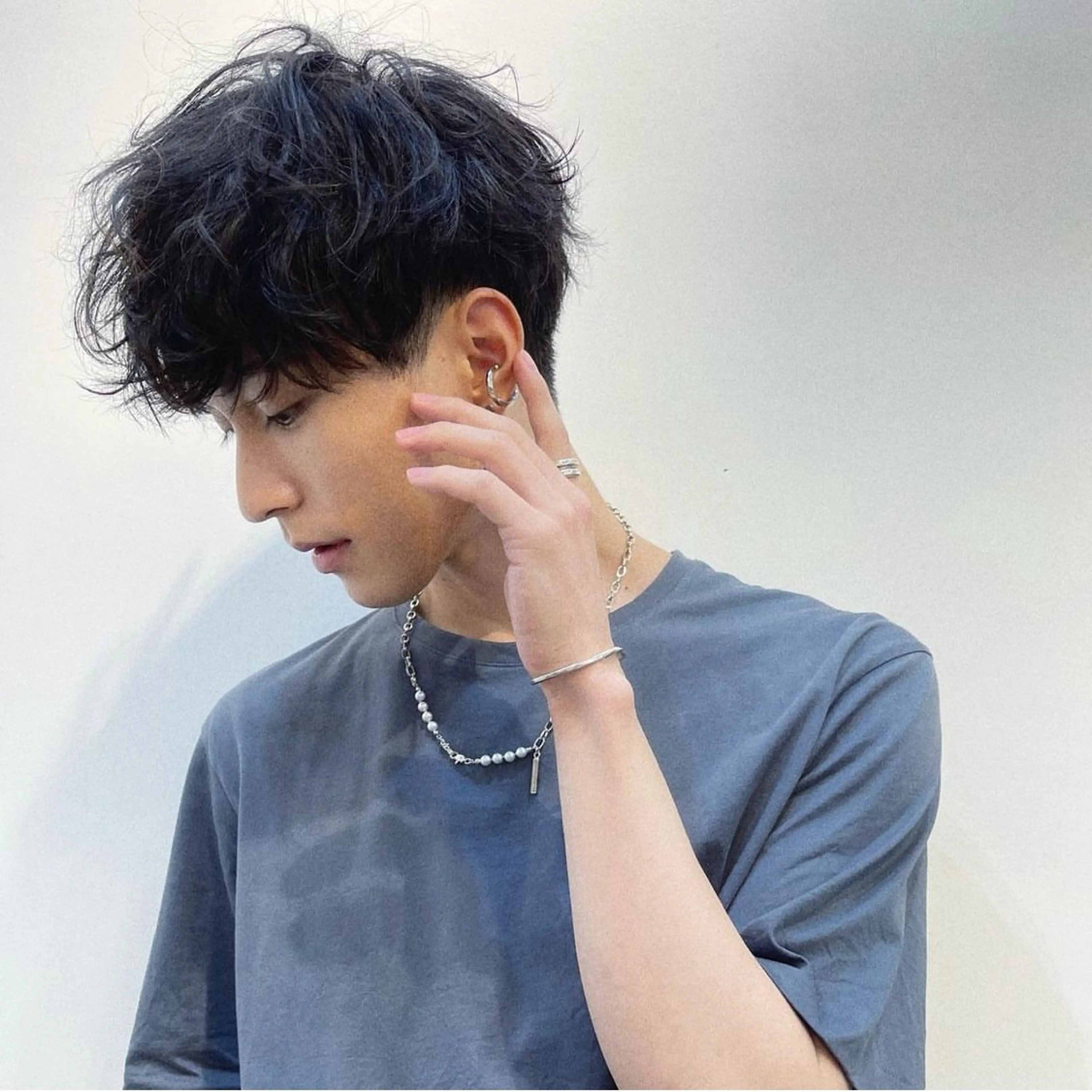 メンズ マッシュ 刈り上げ メンズカット/表参道 渡邉真由のヘアスタイル