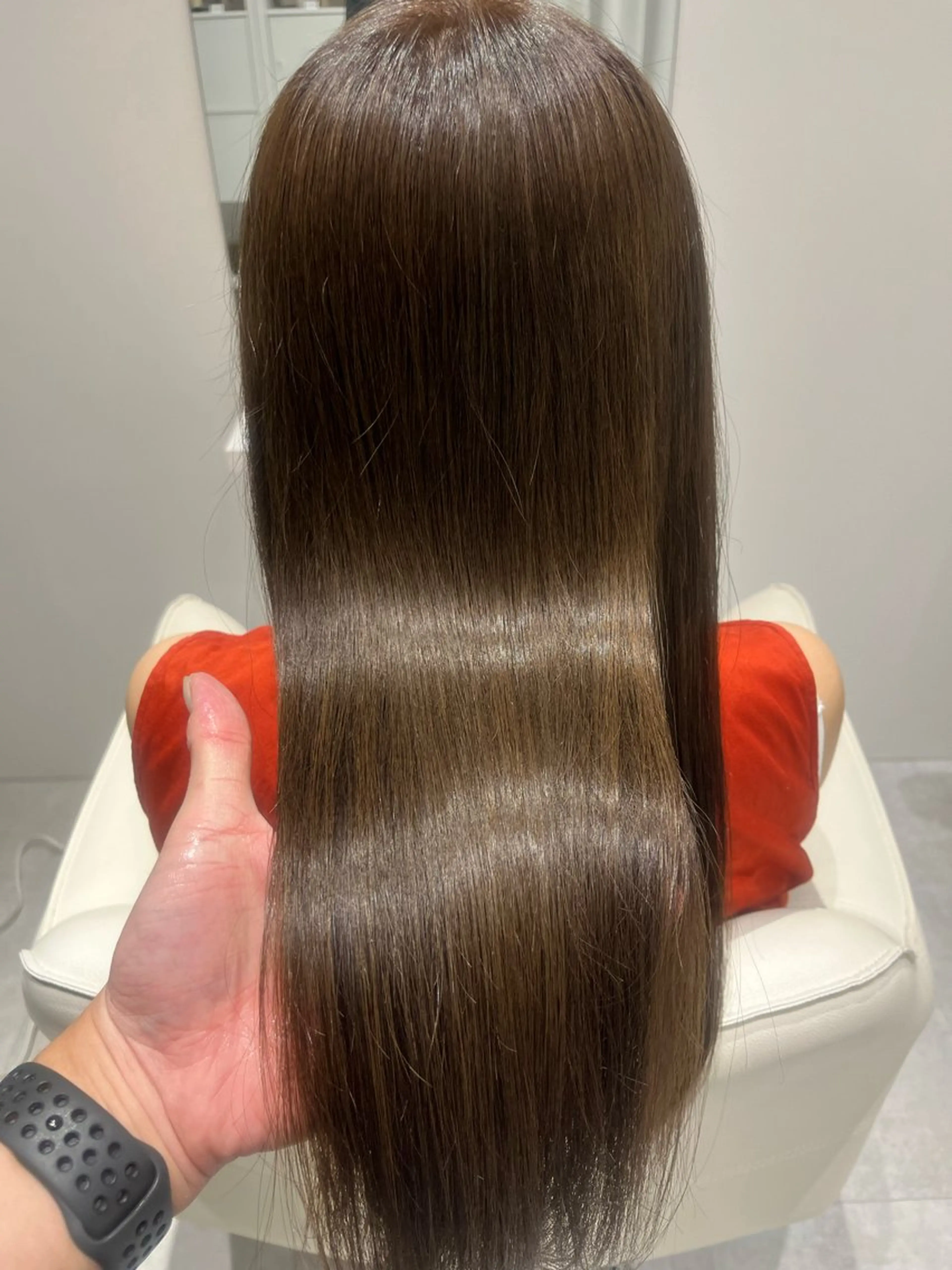 ロング くせ毛 髪質改善 縮毛矯正 トリートメント 髪質改善/増田拓真 金沢市/内灘/美容室のヘアスタイル