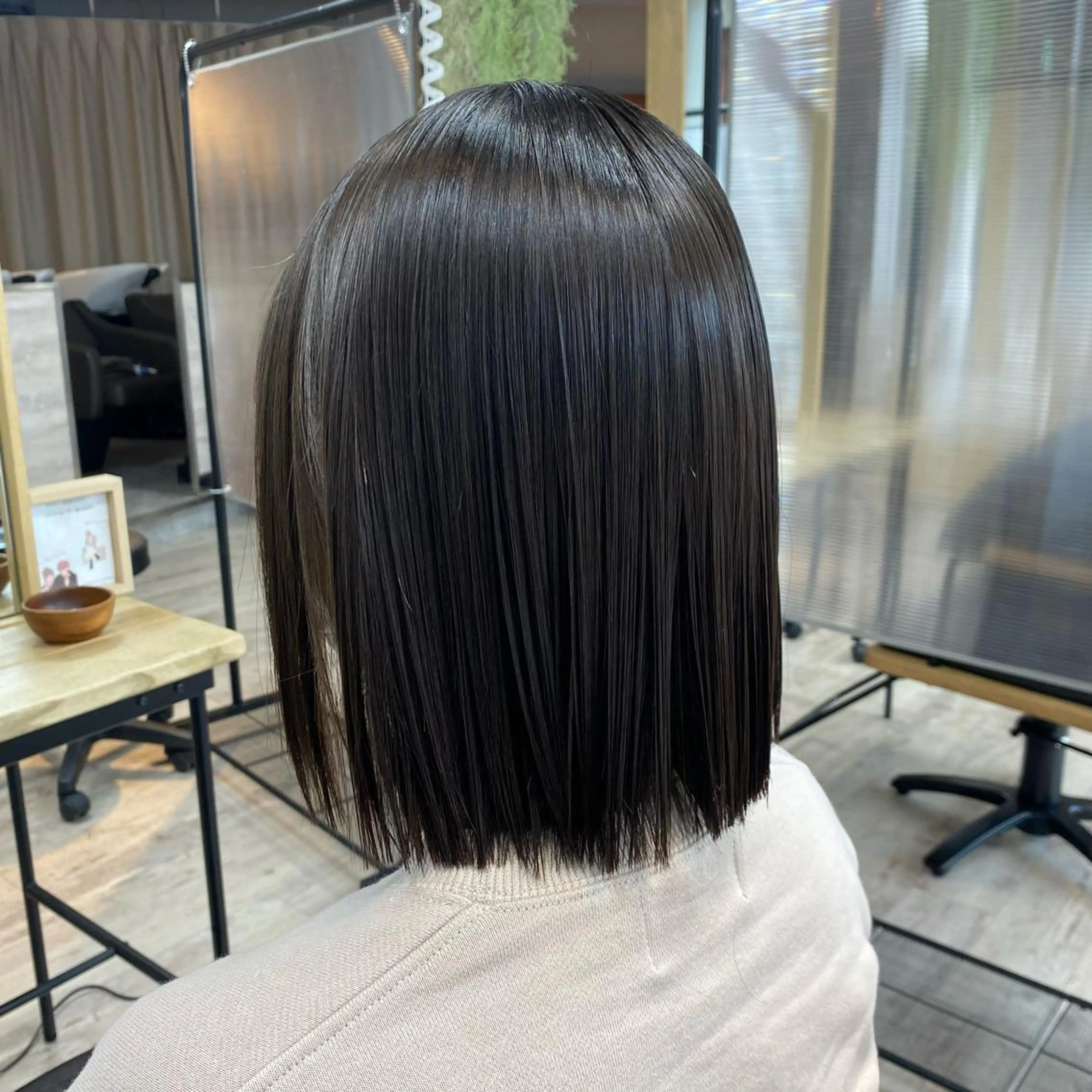 ミディアム 髪質改善 髪質改善カラーゆうひのヘアスタイル