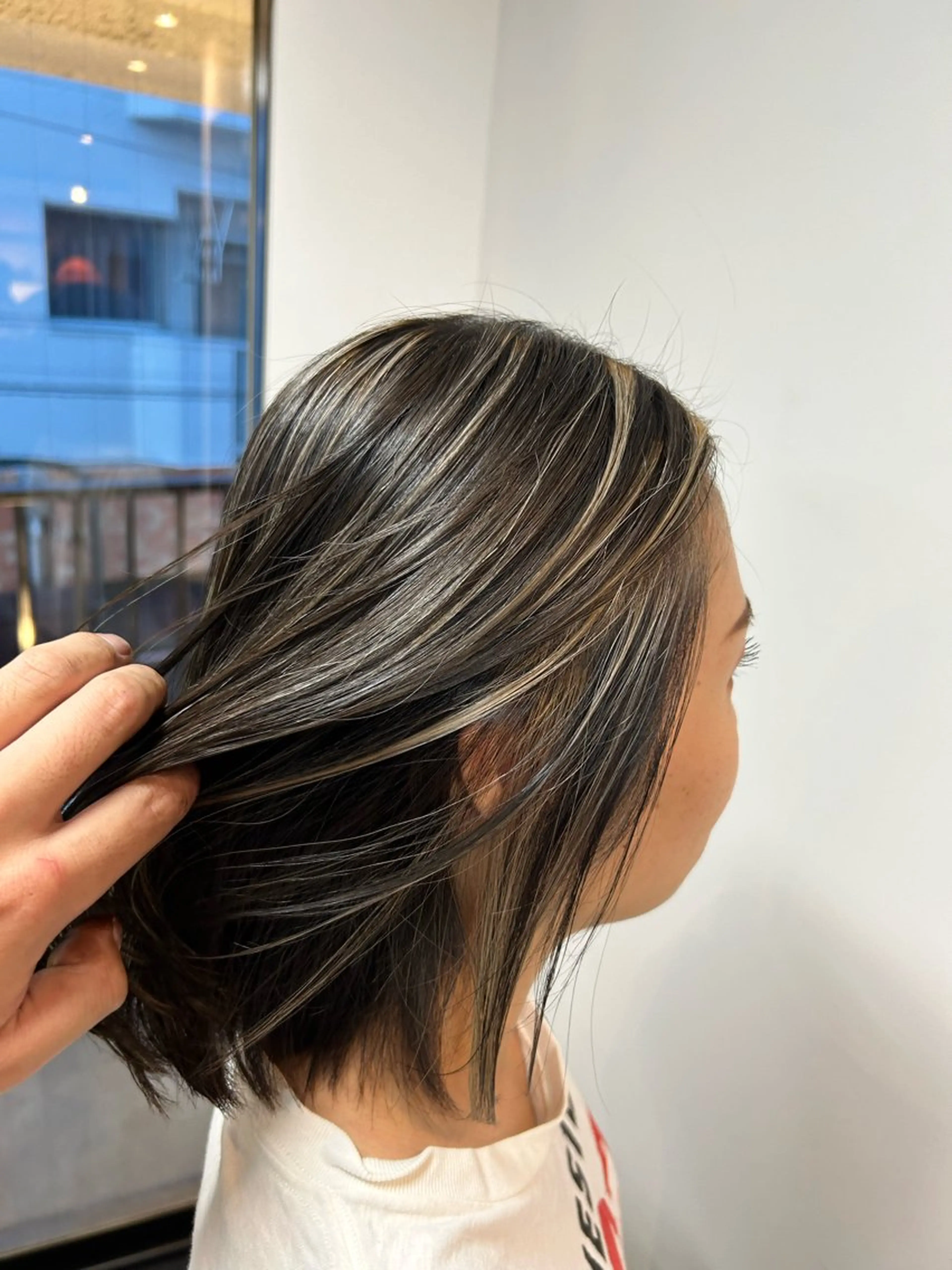 ショート カラー ヘアカラー 相澤 拳のヘアスタイル