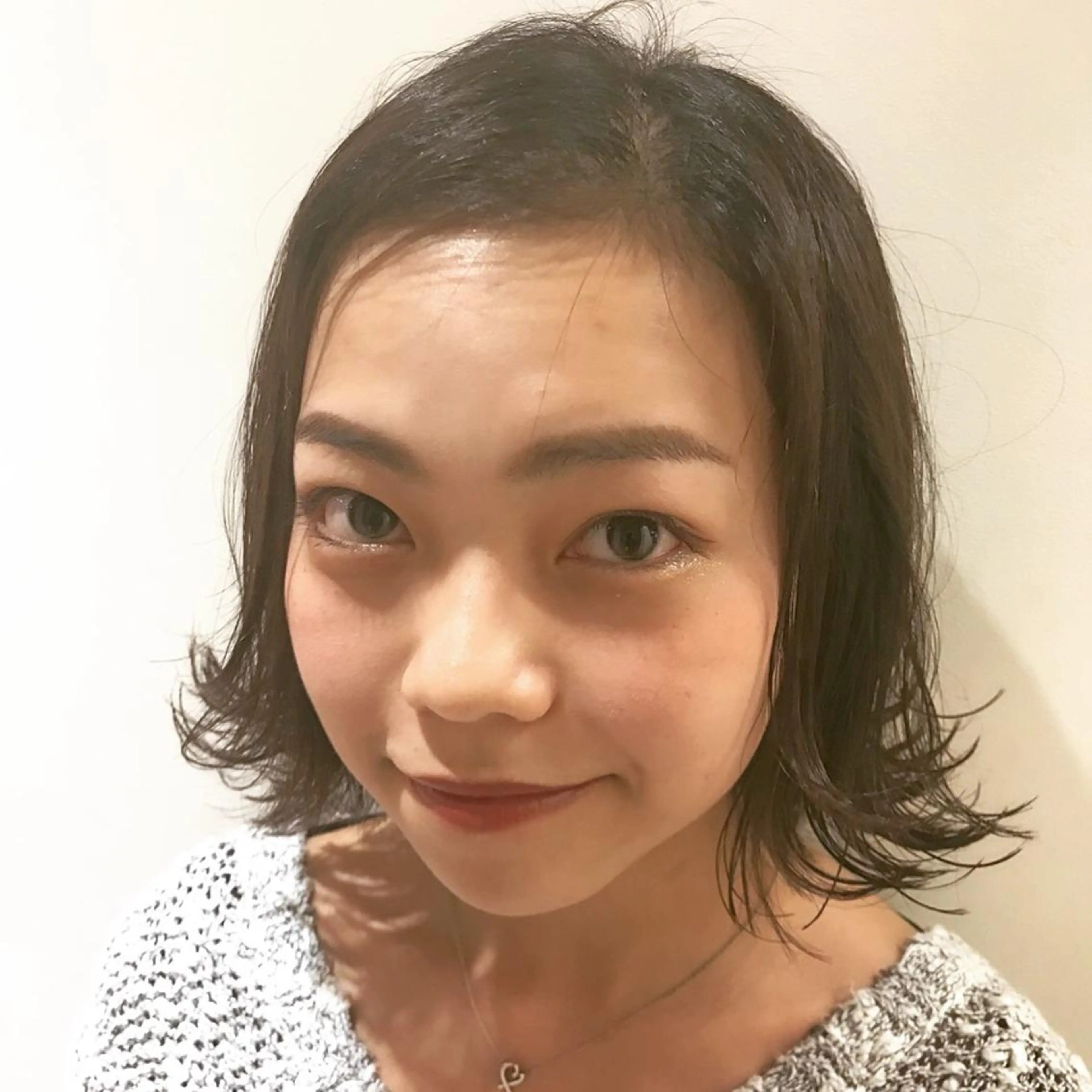 ミディアム カラー ボブ レイヤーカット 逗子葉山 ナオイカイラのヘアスタイル