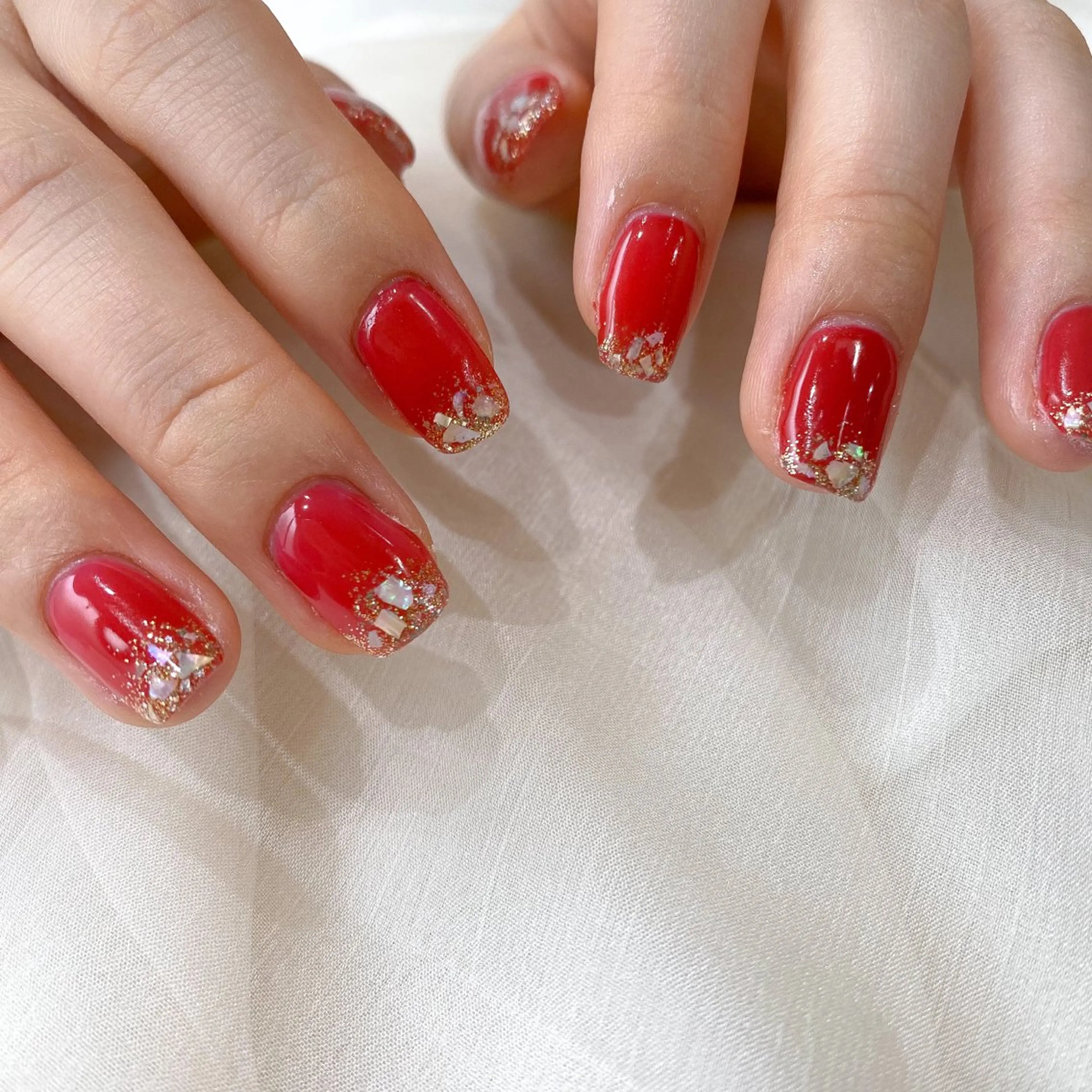 ネイル シンプルネイル muguet🎀 chikaのネイルデザイン