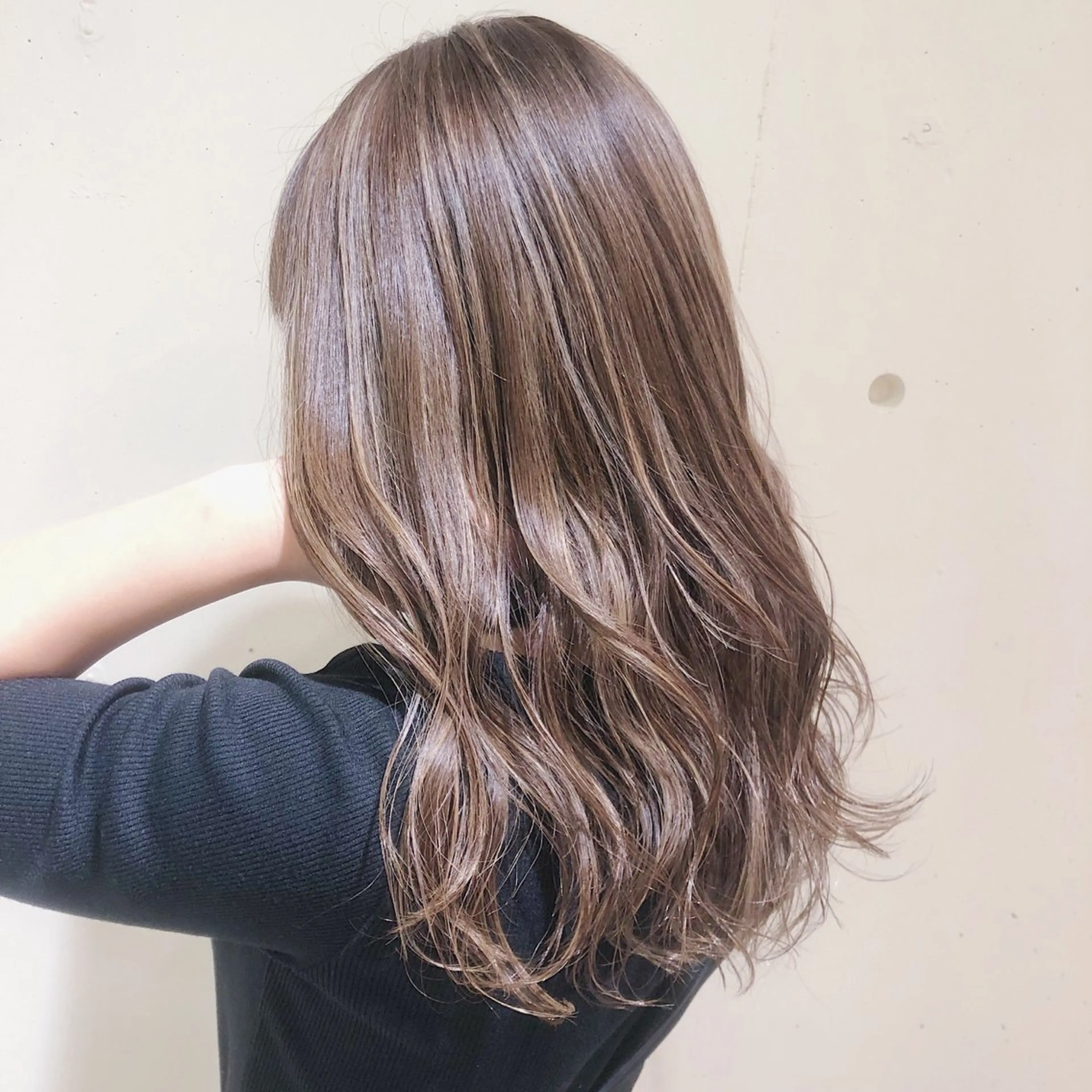 【💚natural ハイライト💚】似合わせカット+3Dハイライト+カラー+紫外線対策TR+保湿HS_¥15000の写真