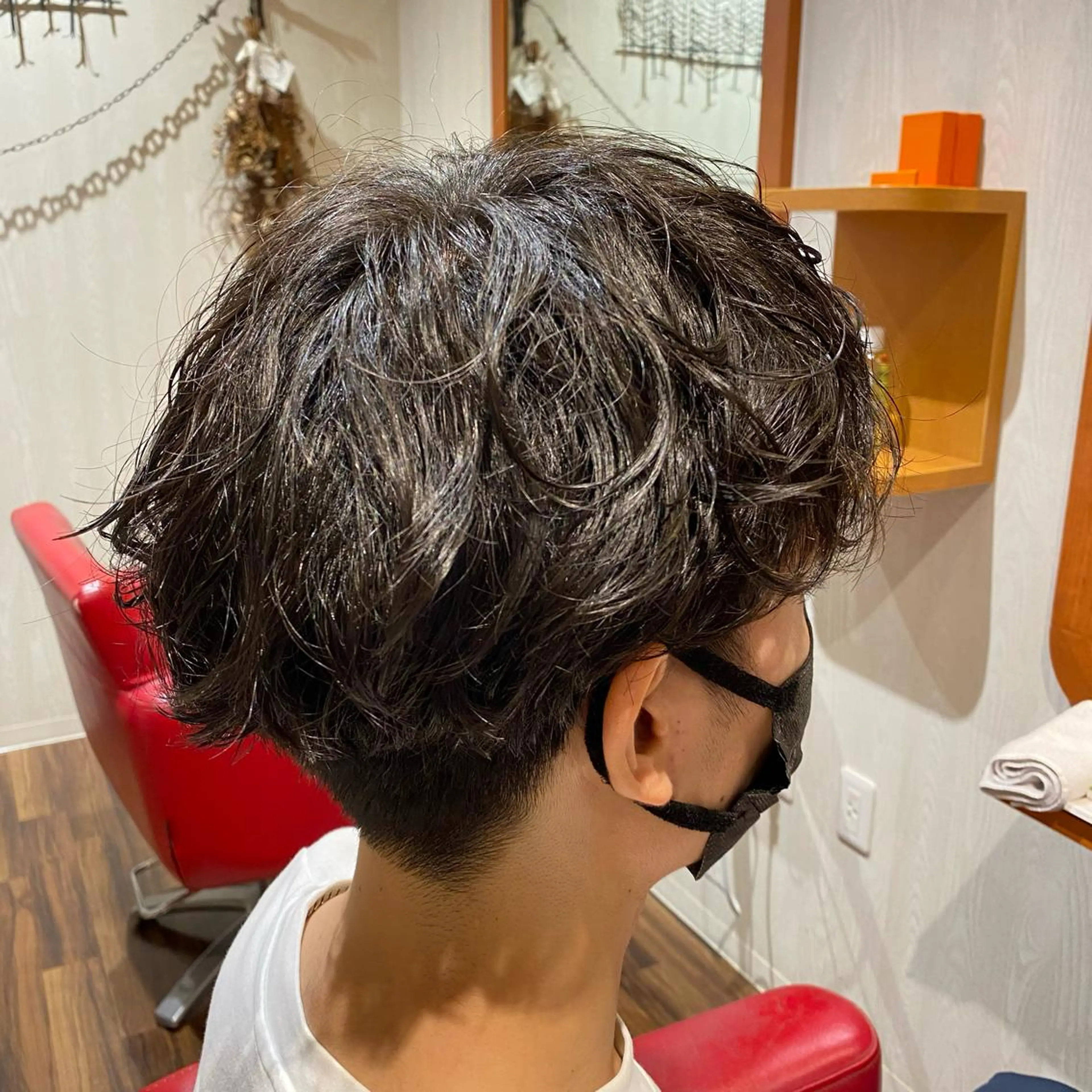 パーマ メンズ 木宮 美緒のヘアスタイル