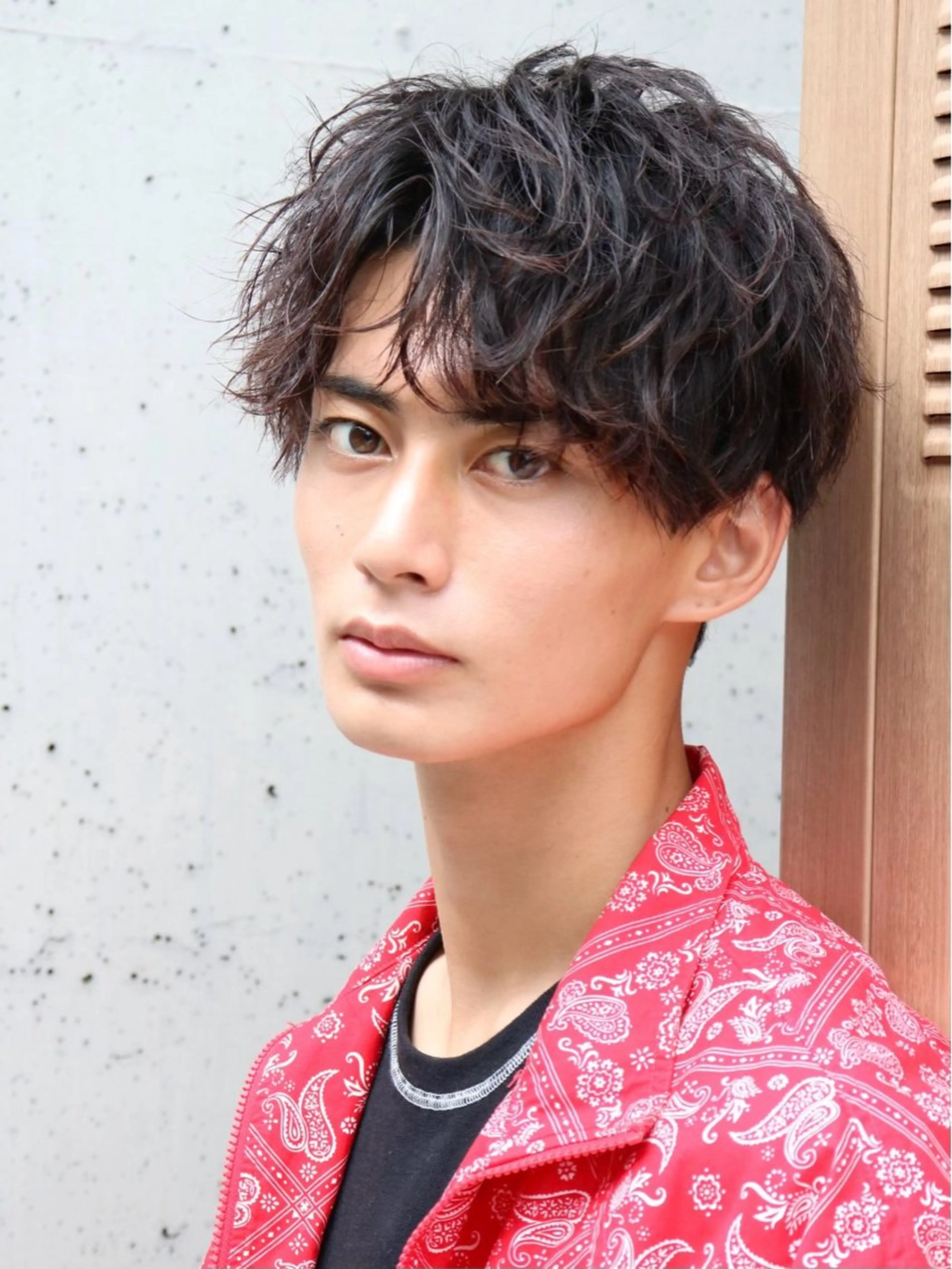 パーマ カット パーマ LUCEY福岡大名所属・【公式】メンズサロン LUCEY福岡大名のヘアスタイル