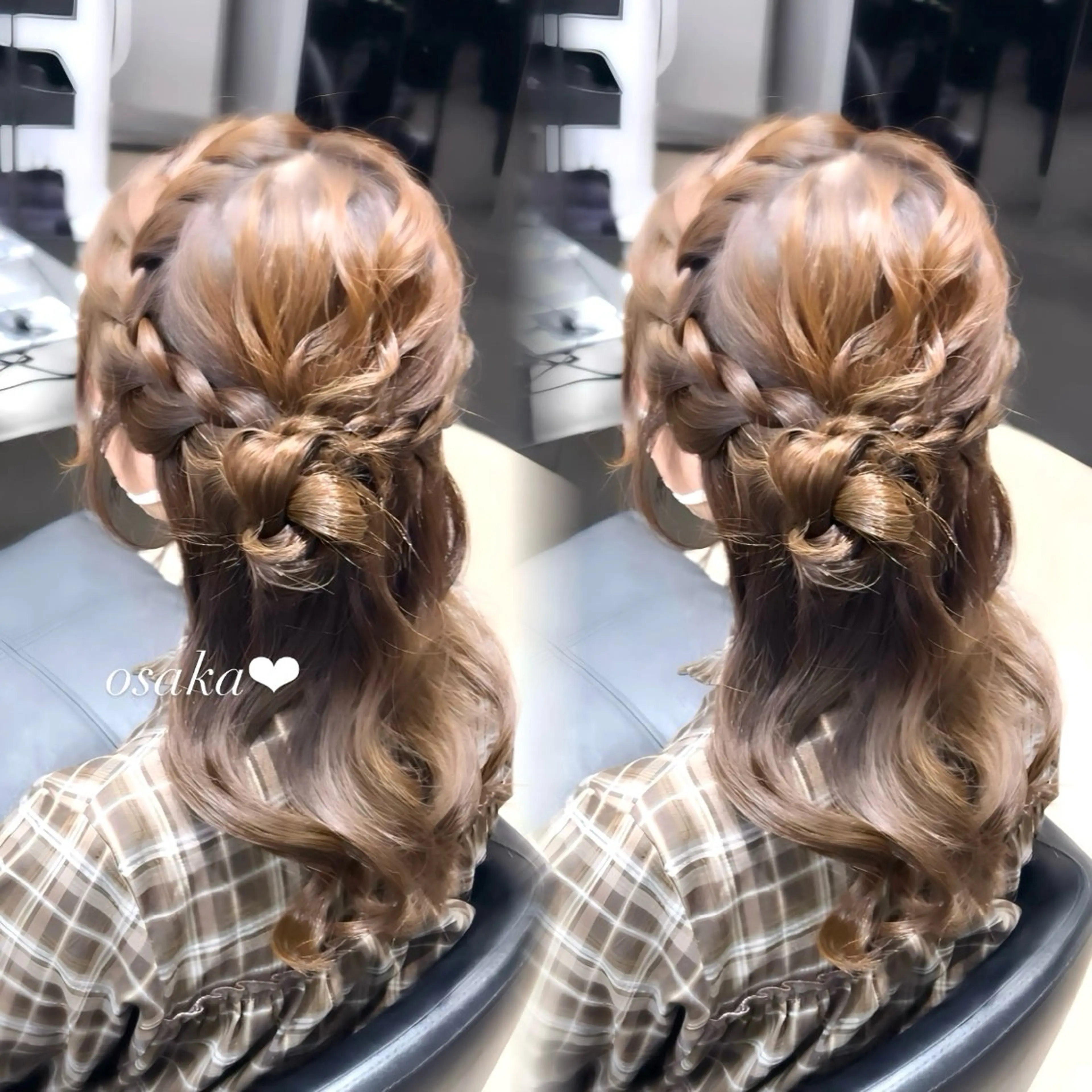 【 ✨️平日8:00土日祝8:15から限定✨️ 】早朝簡単ヘアセット🎶編みたらし,巻き下ろしetc⚠️注意事項必読⚠️の写真