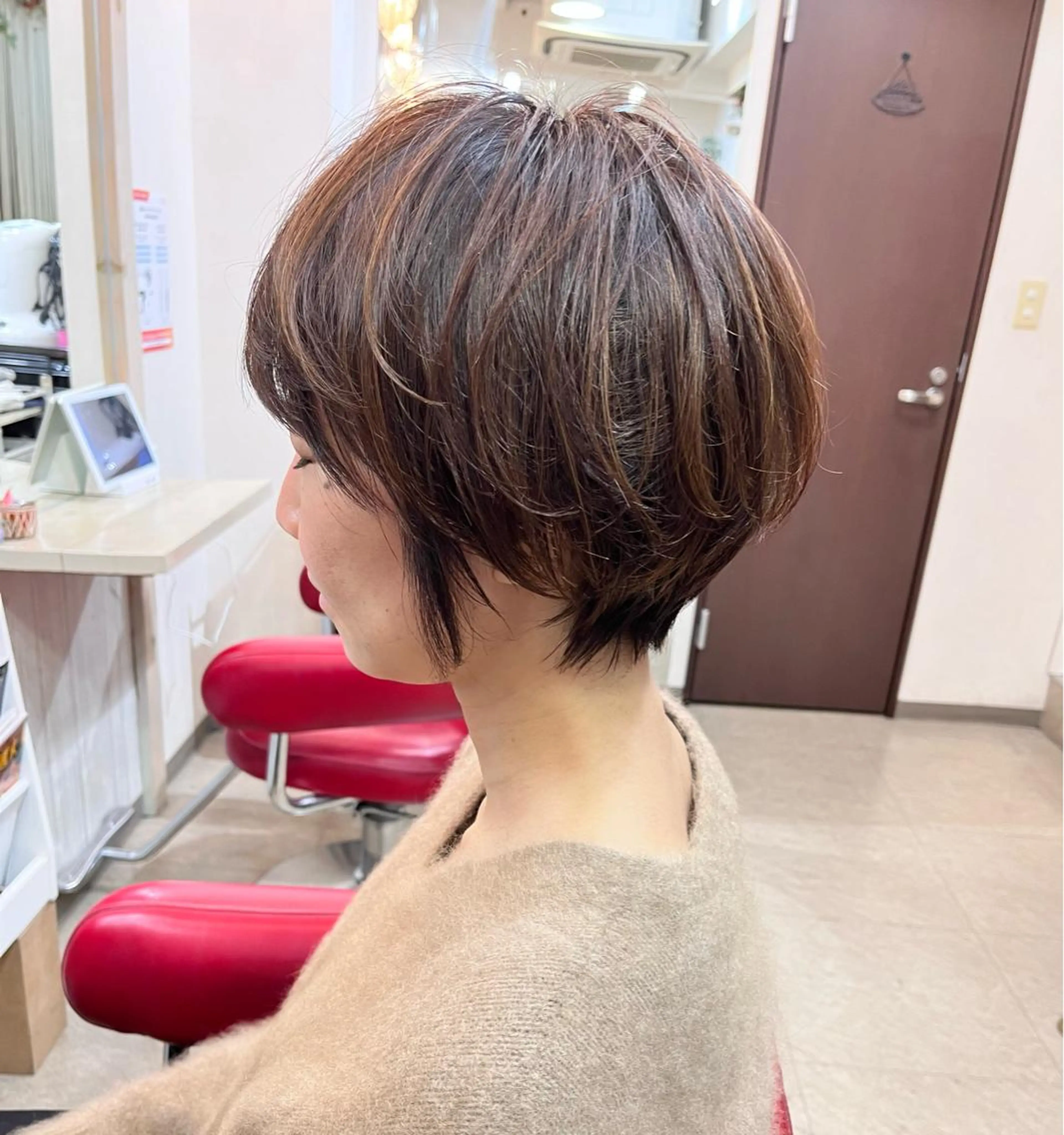 ショート カラー カット ヘアカラー トリートメント ショート専門 笠井翔太のヘアスタイル