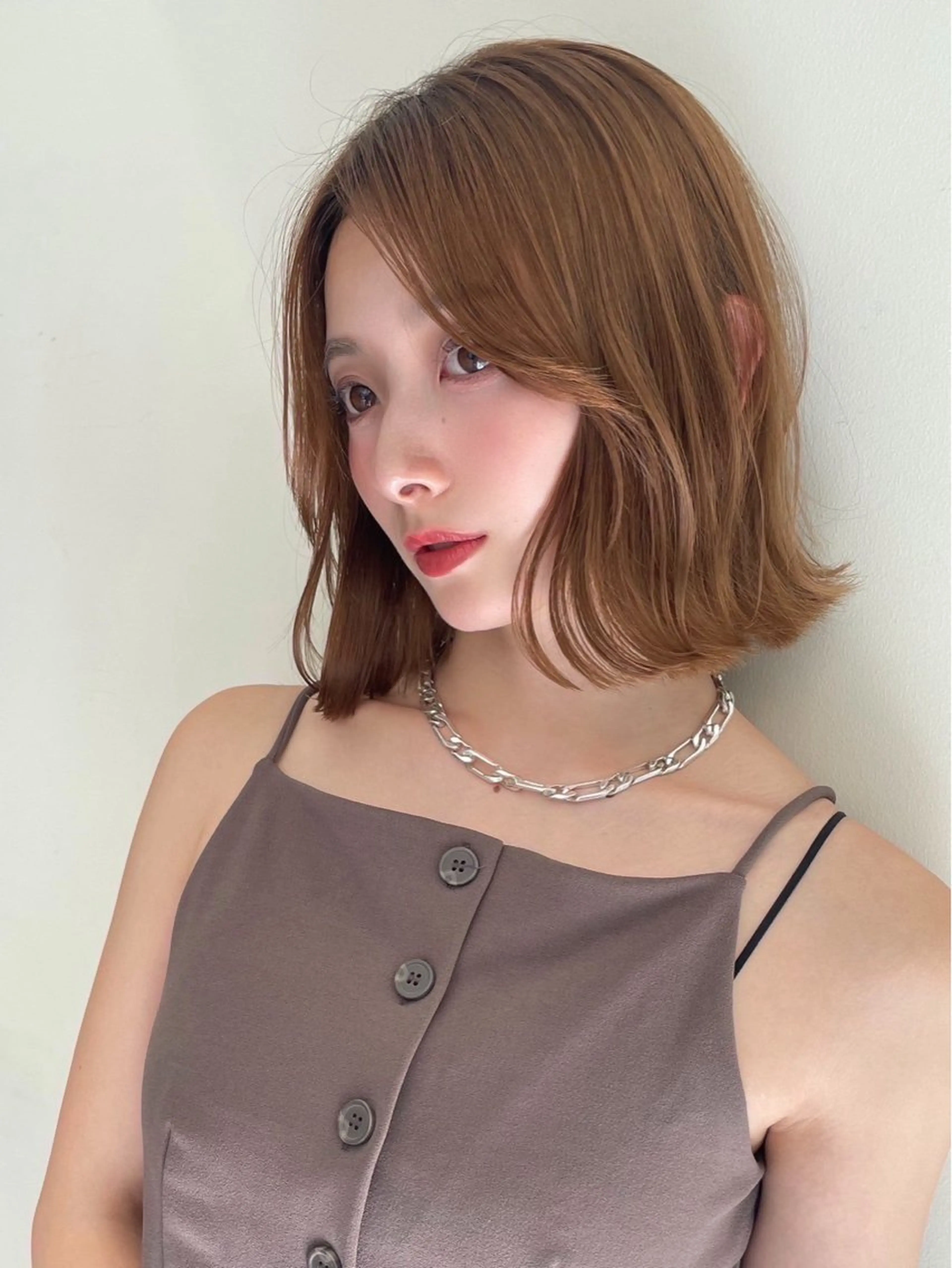 ミディアム カット ヘアカラー トリートメント 🧡透明感/艶髪🧡 正木 亨🍊のヘアスタイル