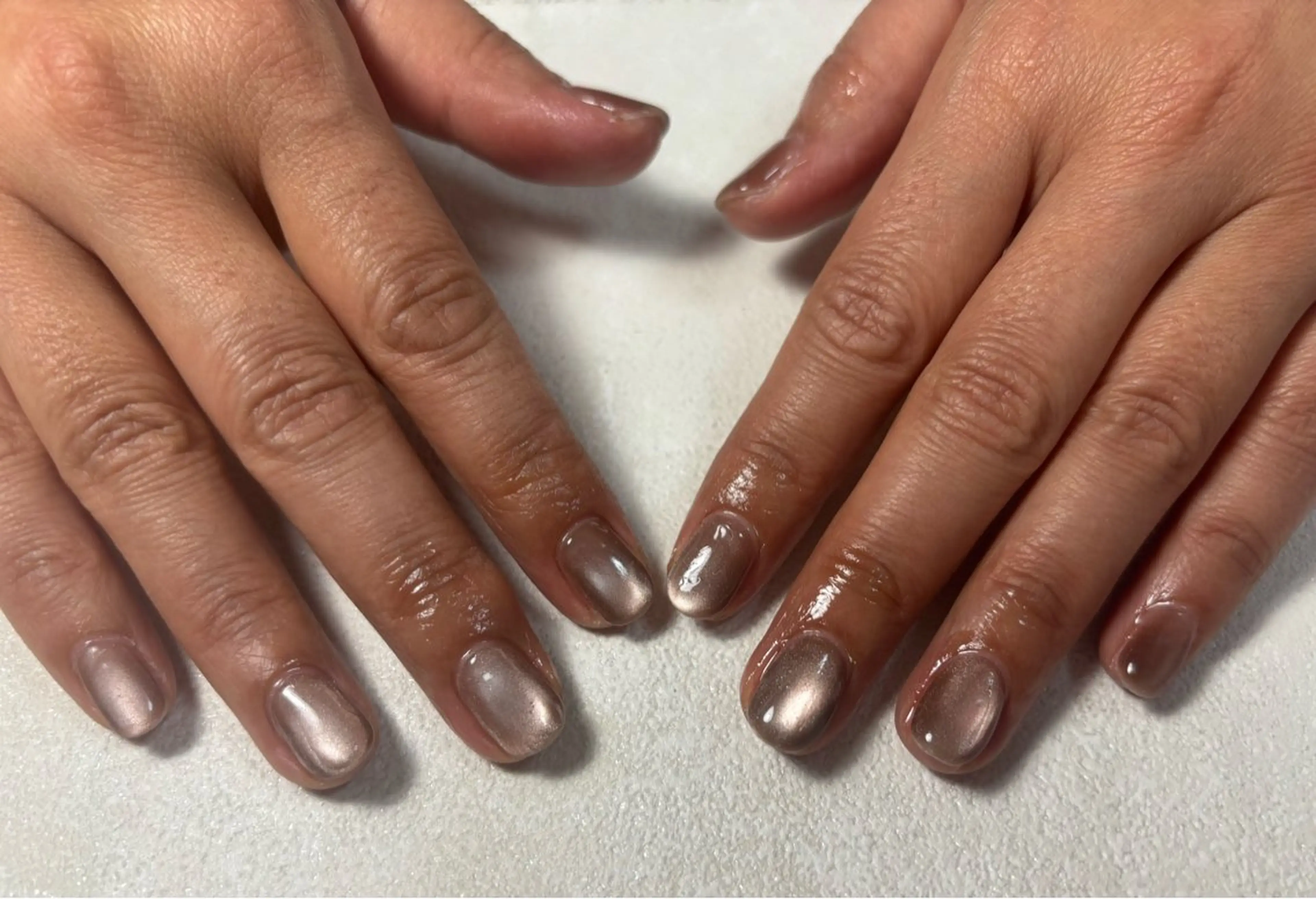 ネイル オーロラネイル 桜ネイル フラワーネイル フットネイル フレンチネイル ハンドネイル kiki nail たまプラーザのネイルデザイン