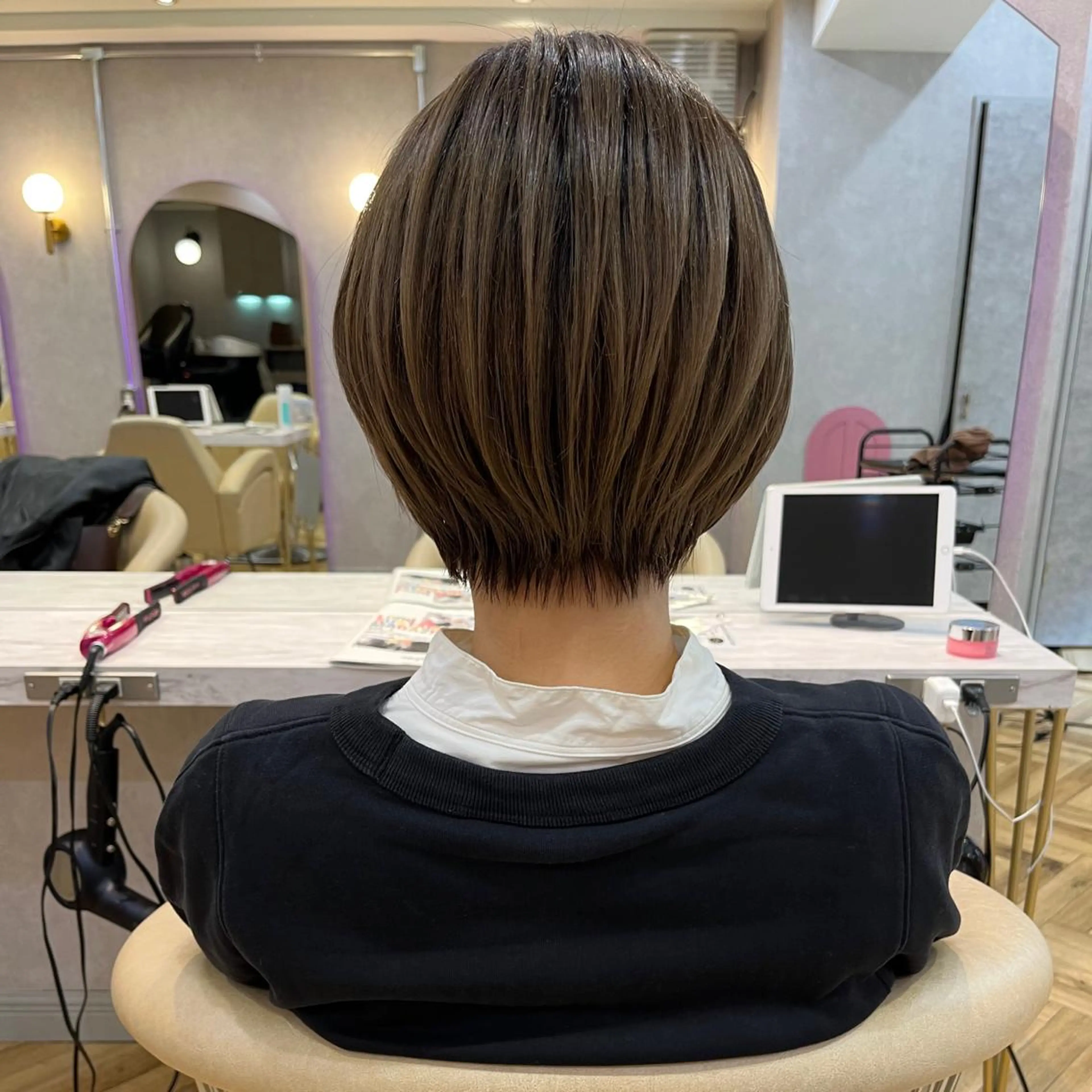 ショート hair salon AcRo 青山所属・表参道/髪質改善/ 大人ボブ/高野紅のヘアスタイル