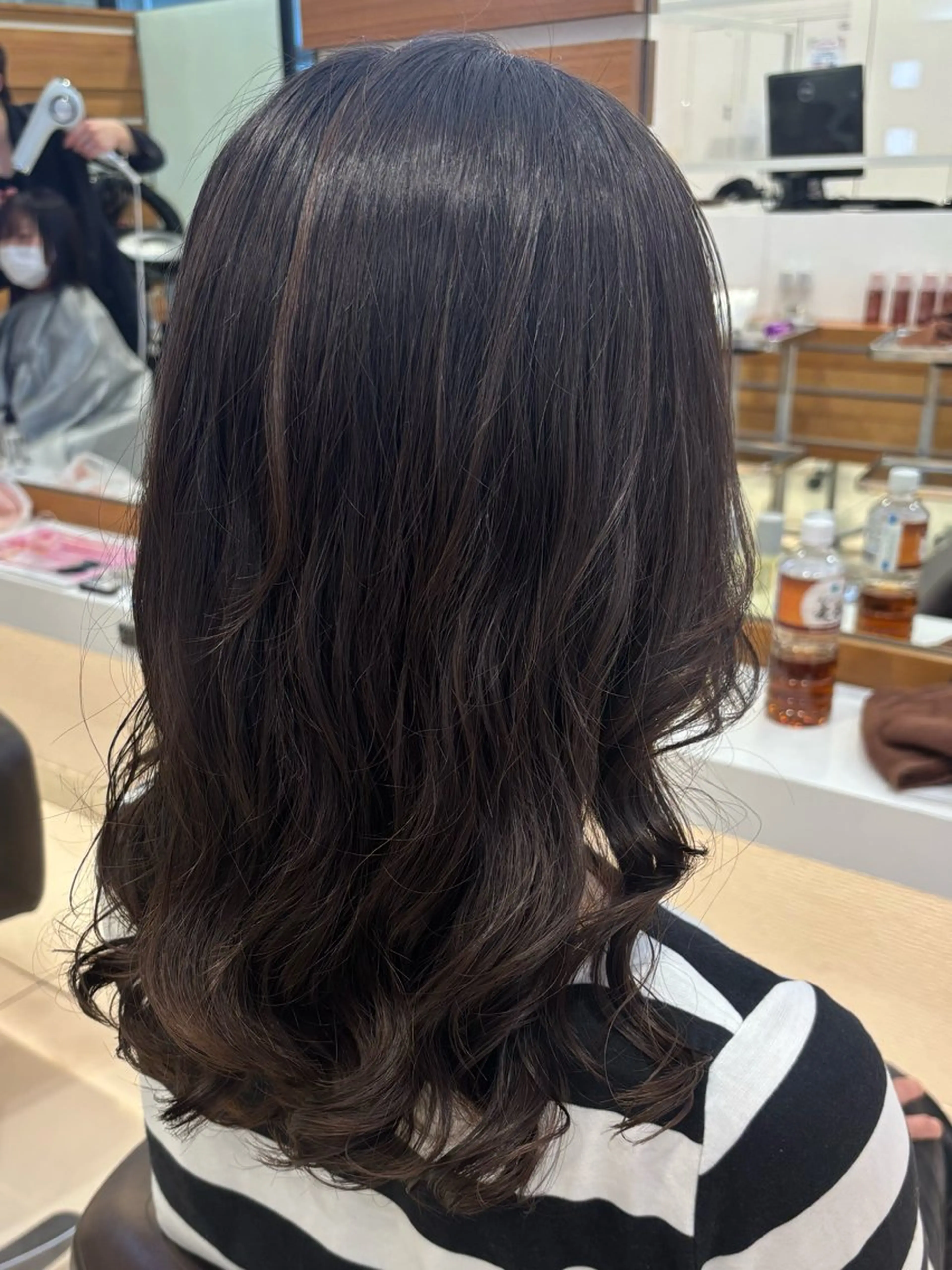 パーマ カット パーマ 🫧【ちゅるんカラ ー】あいみ🫧のヘアスタイル