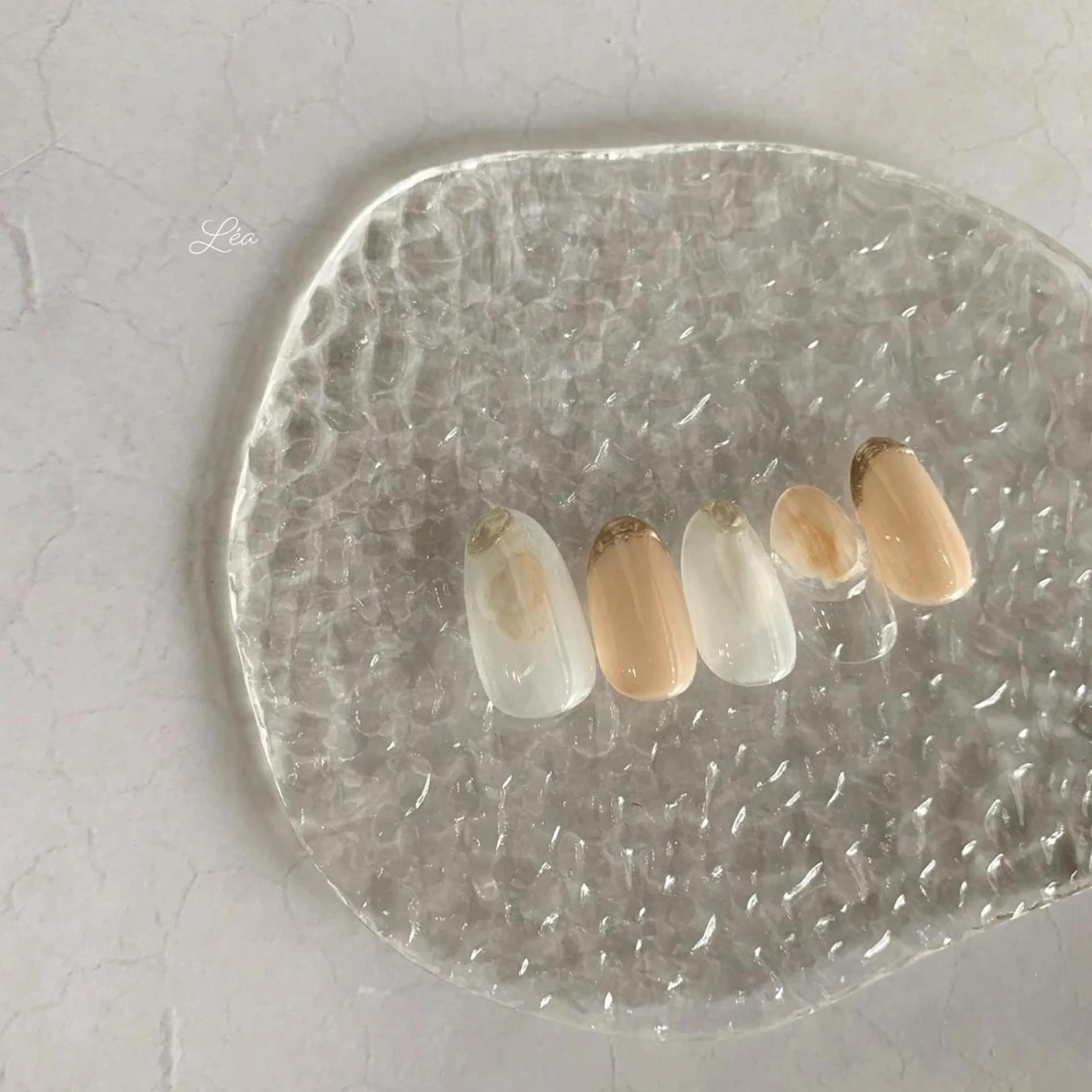 ネイル ジェルネイル パラジェル Léa nailのネイルデザイン