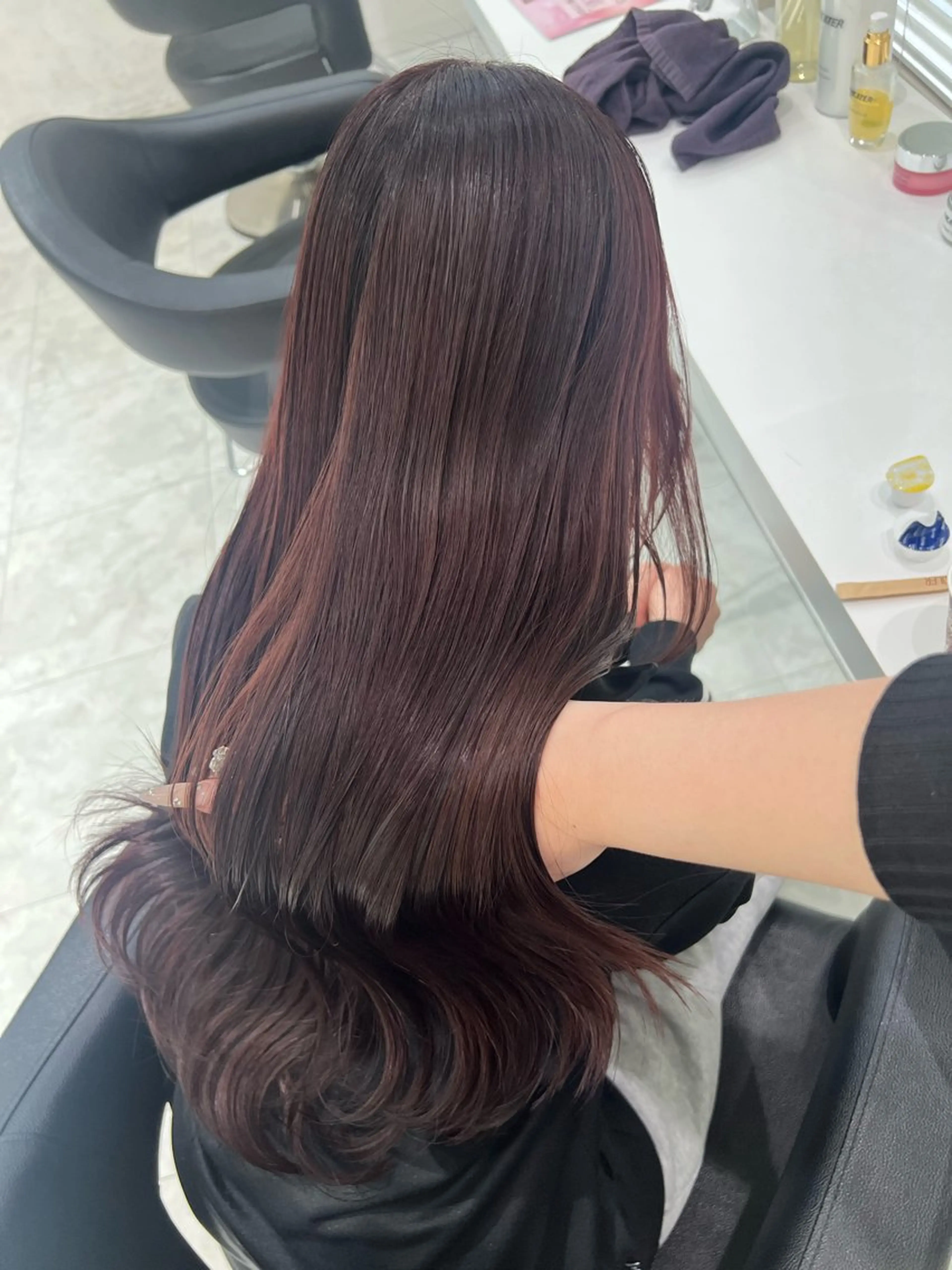 ロング カラー ダブルカラー ラベンダーカラー ヘアカラー トリートメント ブリーチなし特化 美容師💖SAE💖のヘアスタイル