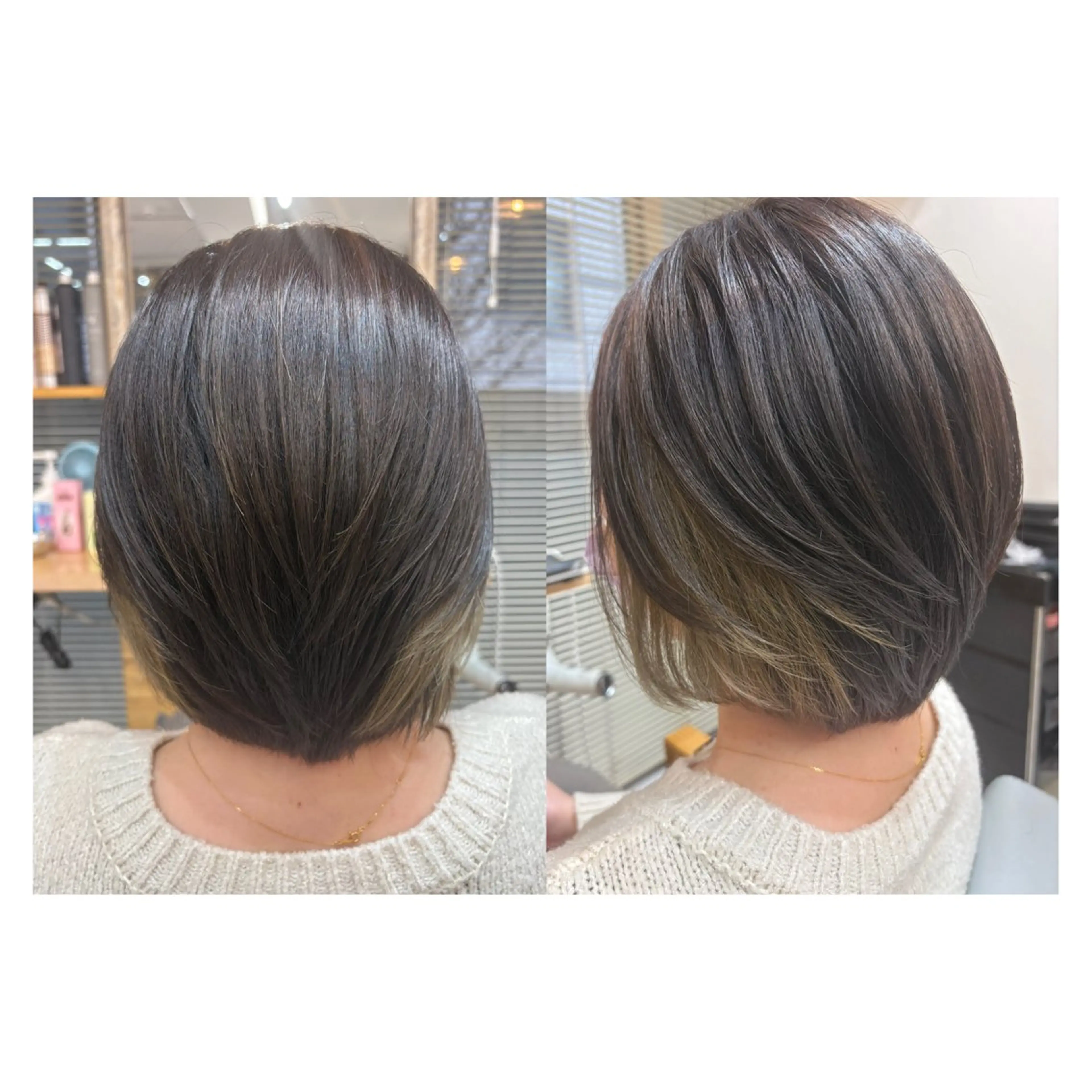 ショート レイヤーカット・ 縮毛矯正 星野のヘアスタイル