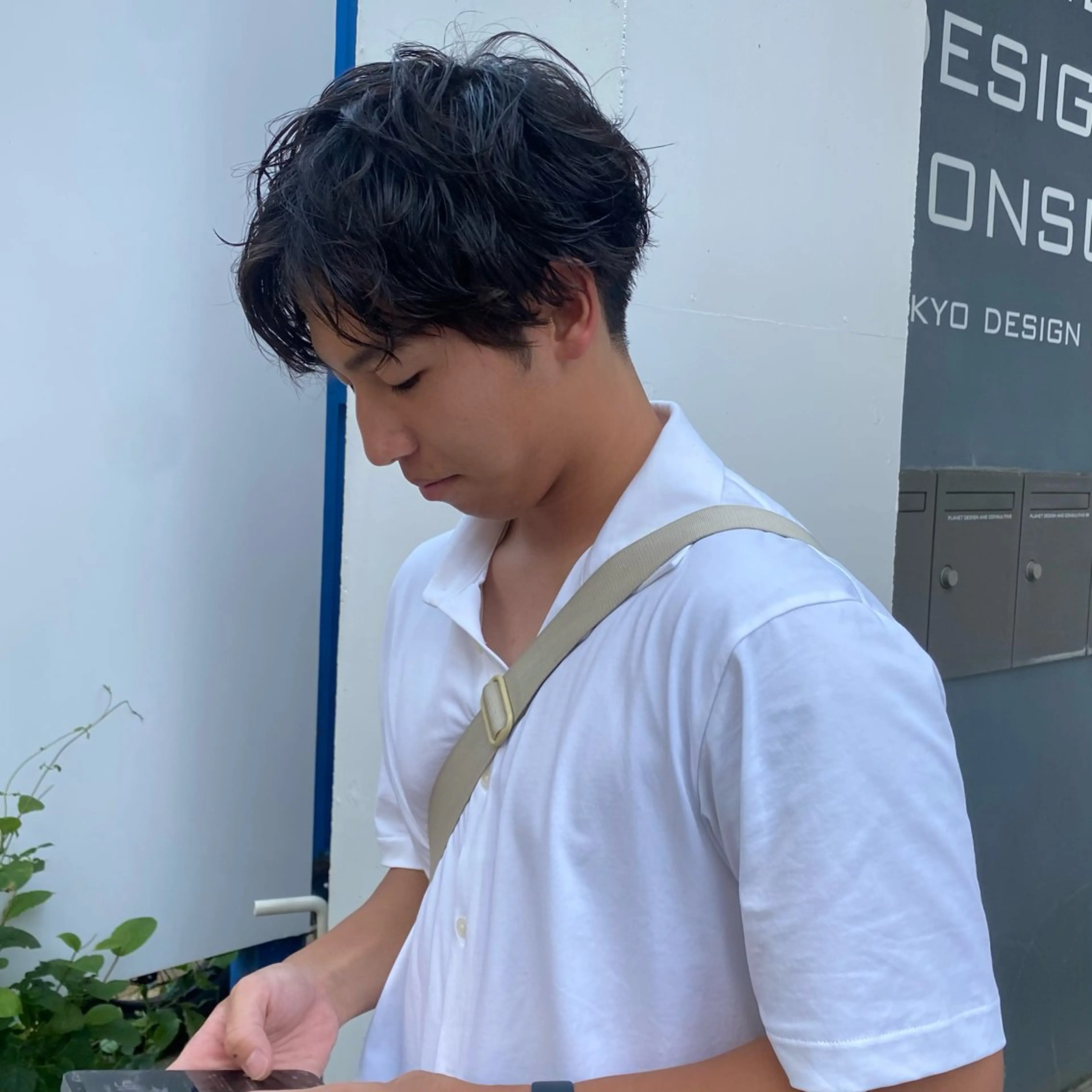 ショート カラー パーマ メンズ noa/ 渋谷のヘアスタイル