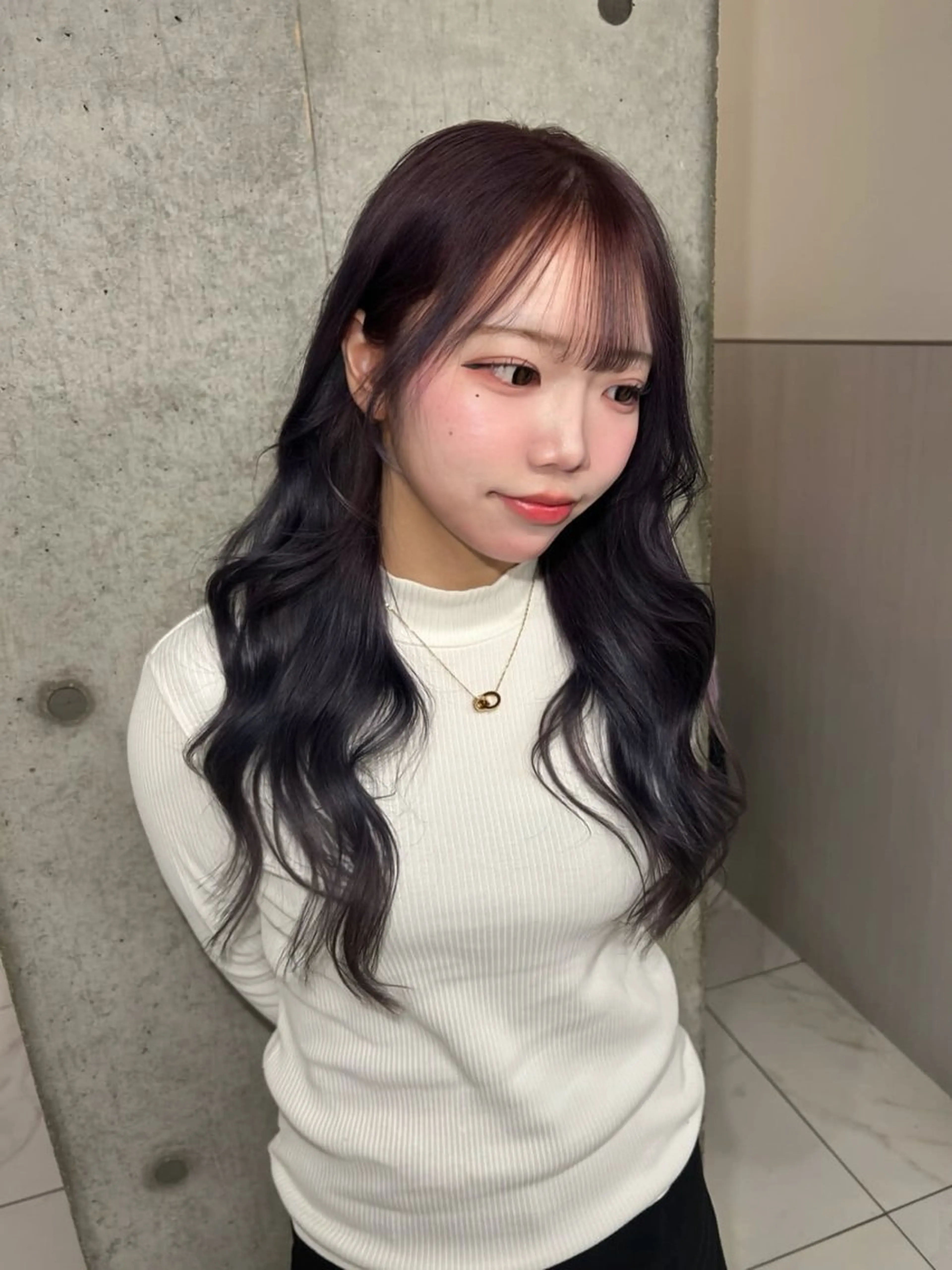 カラー ヘアカラー ️💜akari💜 ハイトーン/レイヤーのヘアスタイル