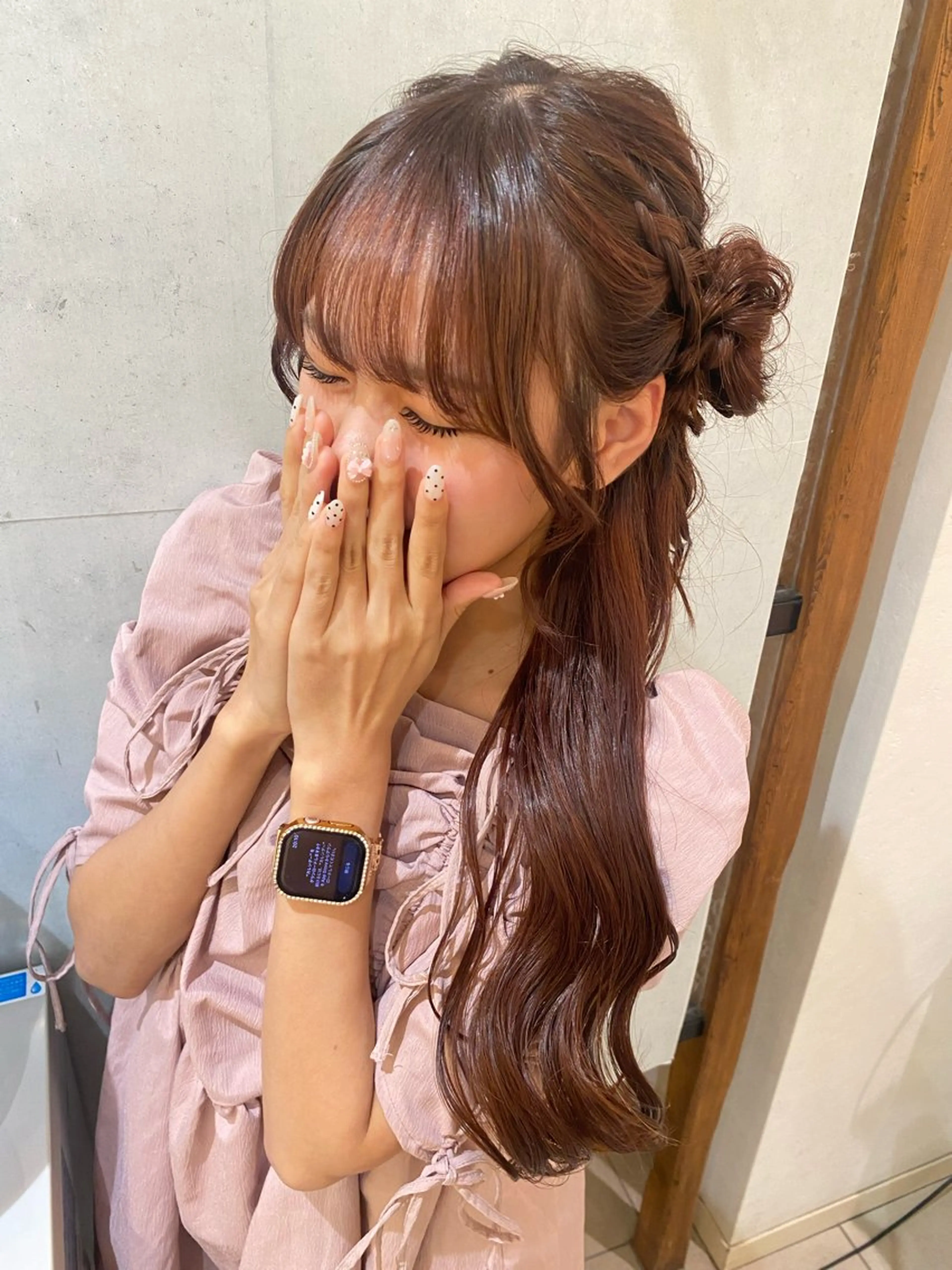 ロング ヘアアレンジ 樋渡 侑希のヘアスタイル