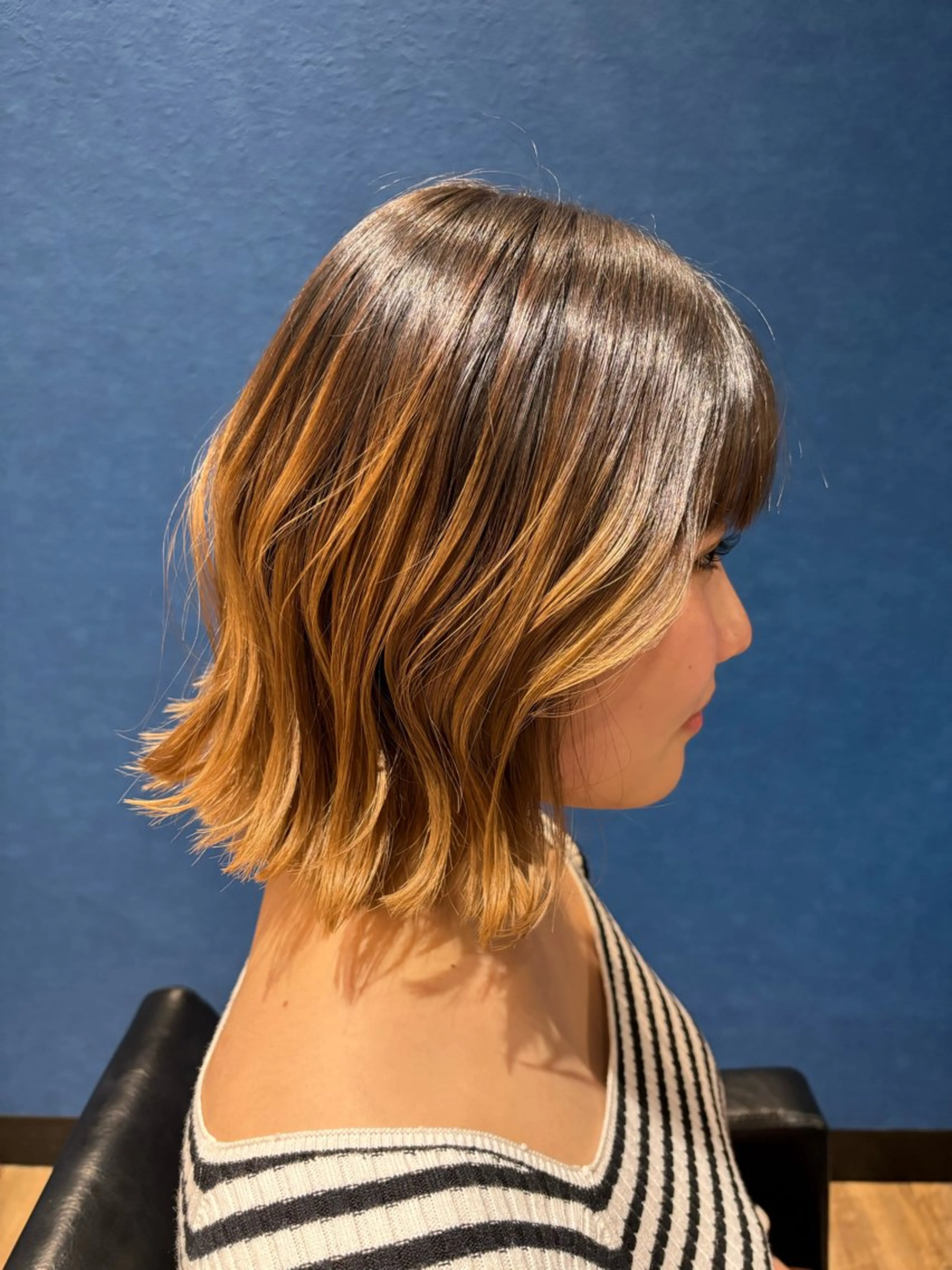 ミディアム 四役 蒼海のヘアスタイル