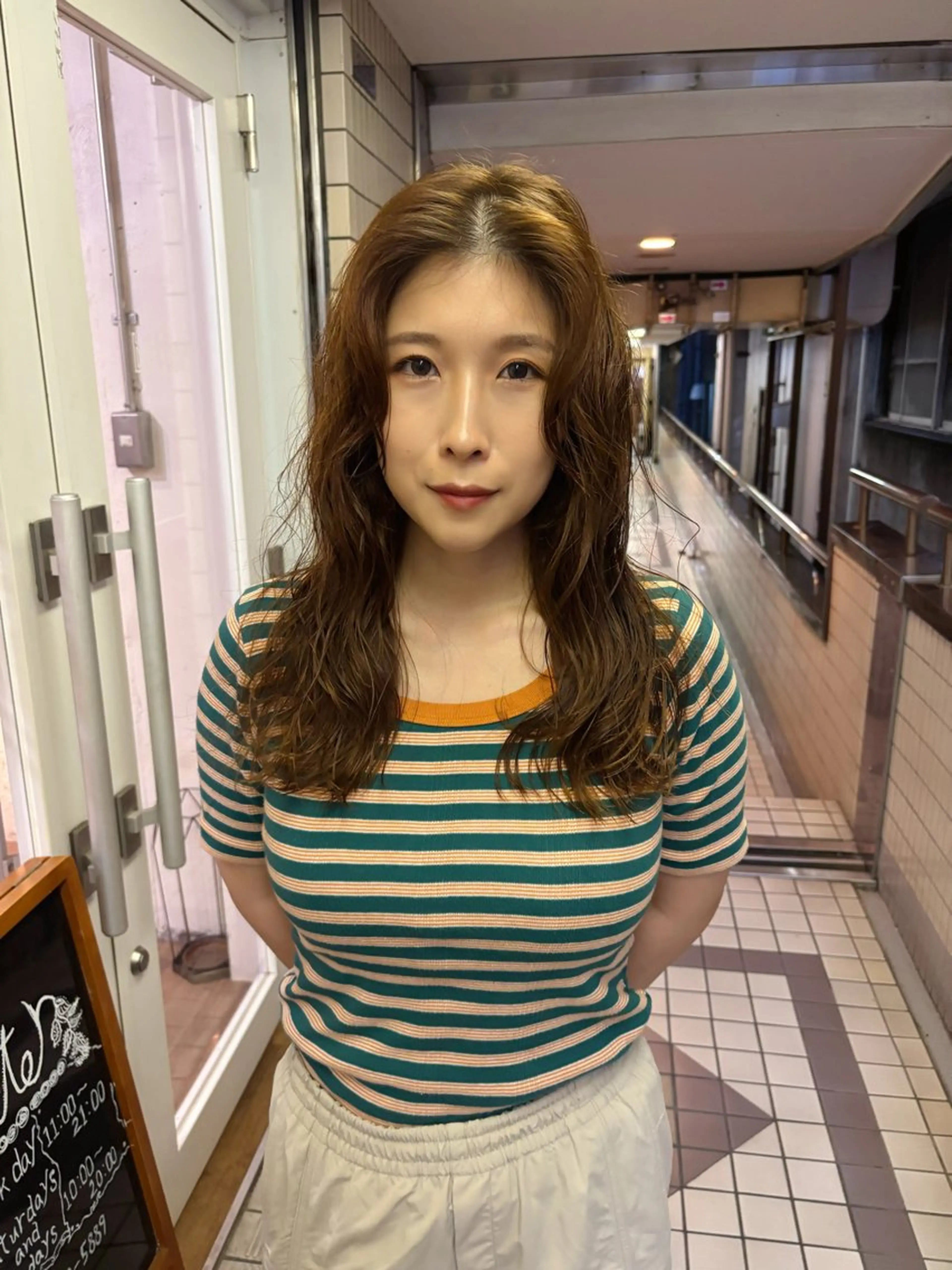 ロング パーマ カット パーマ kaito パーマ募集！🔵のヘアスタイル