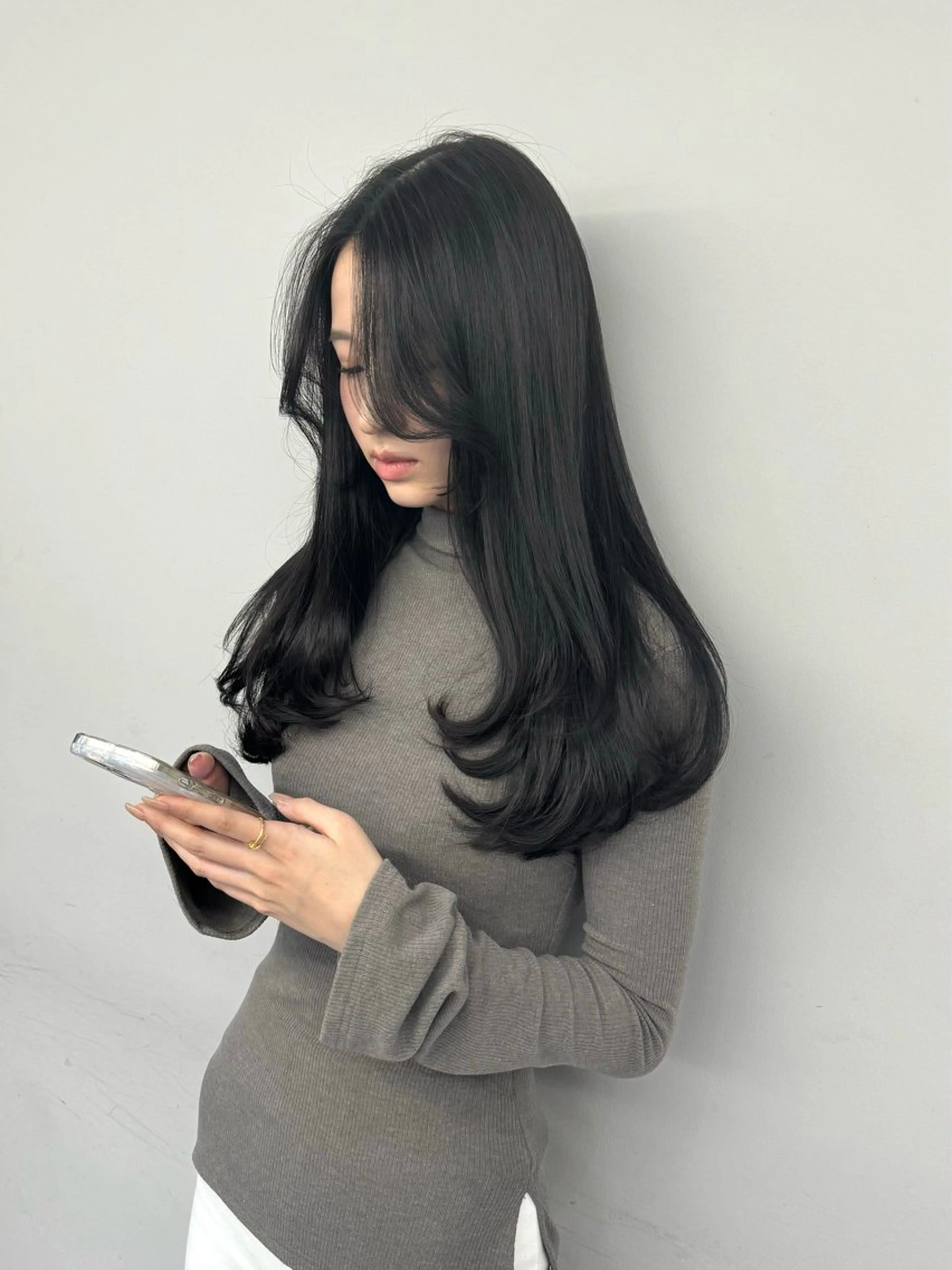 ロング 韓国風ヘア レイヤーカット 似合わせcut/ 艶カラー/Rinaのヘアスタイル