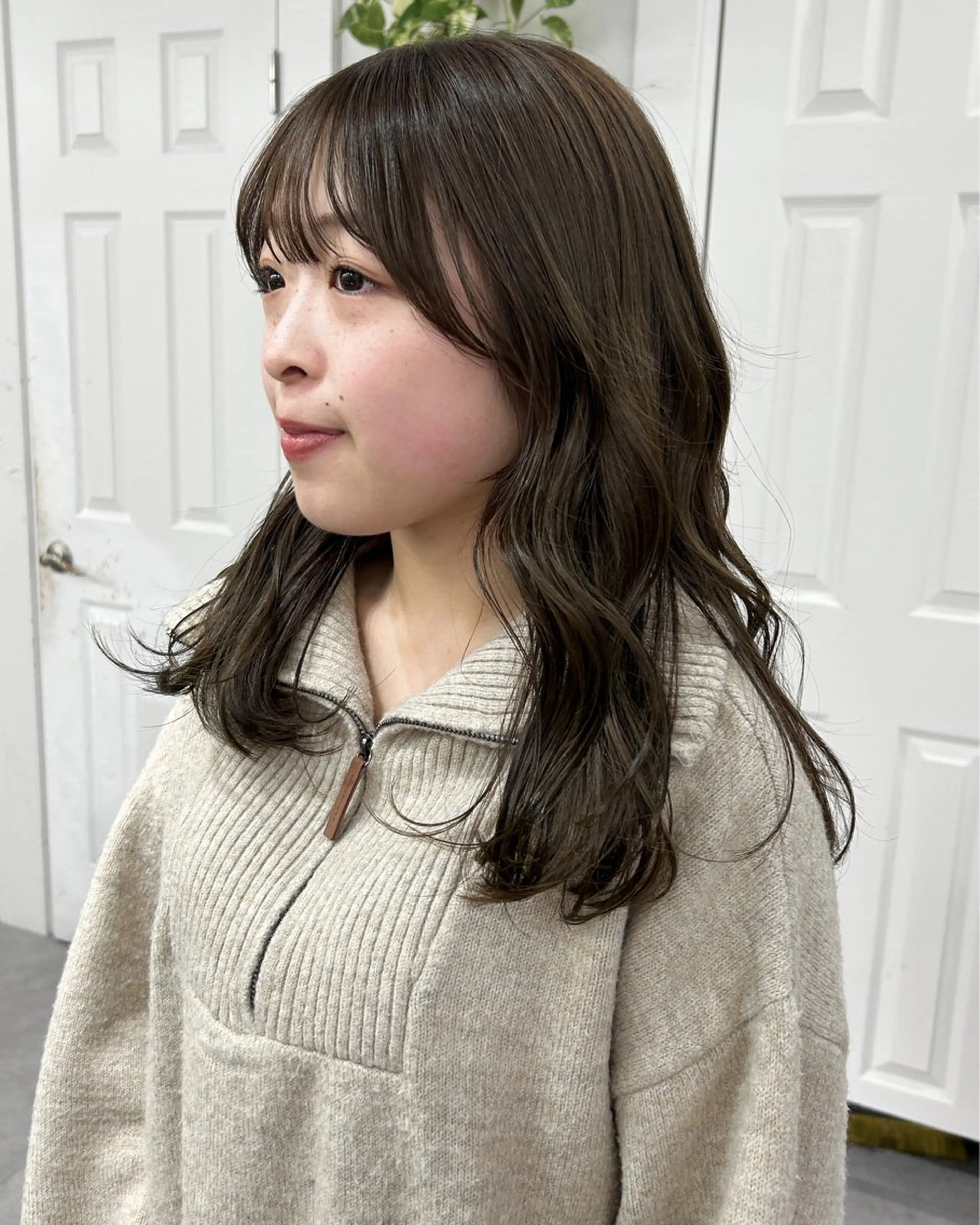 セミロング カラー レイヤーボブ/ 艶カラー/サナ🌼のヘアスタイル