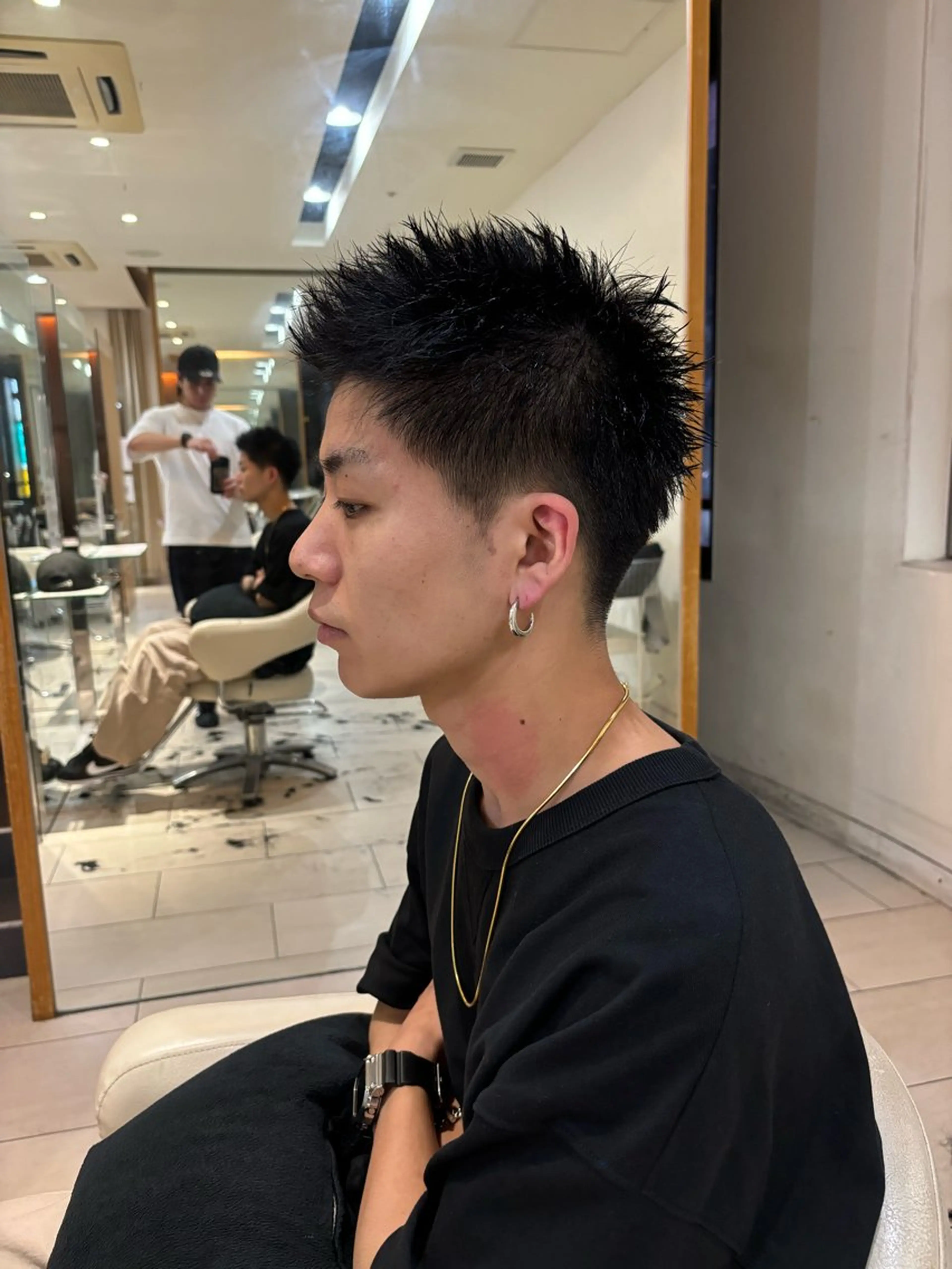 ショート メンズ スパイキーショート ショートヘア カット ヘッドスパ AUBE HAIR camelia　枚方店所属・メンズパーマ/ メンズカット/渡邊亘のヘアスタイル