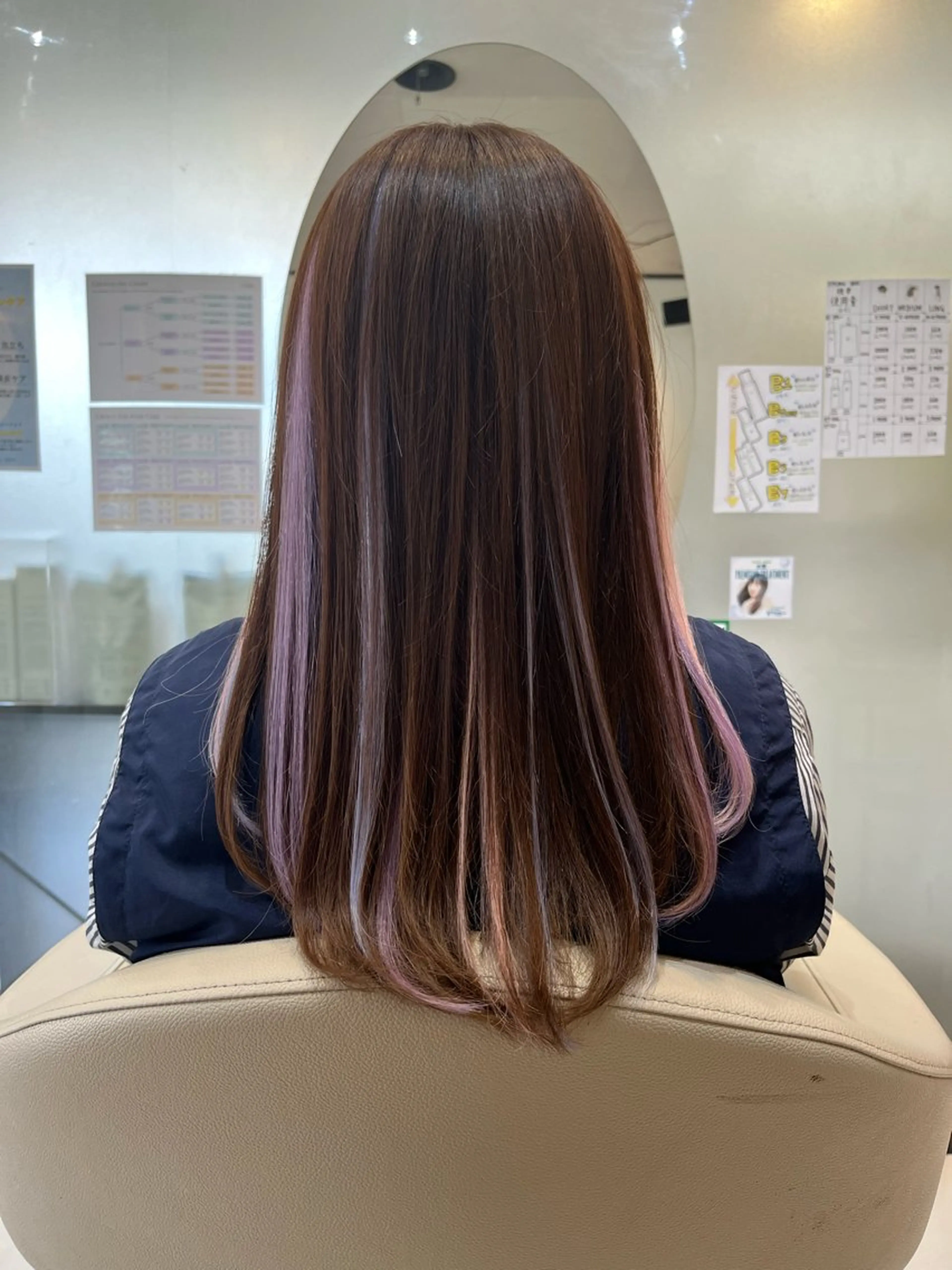 ミディアム 野村 奈里亜のヘアスタイル