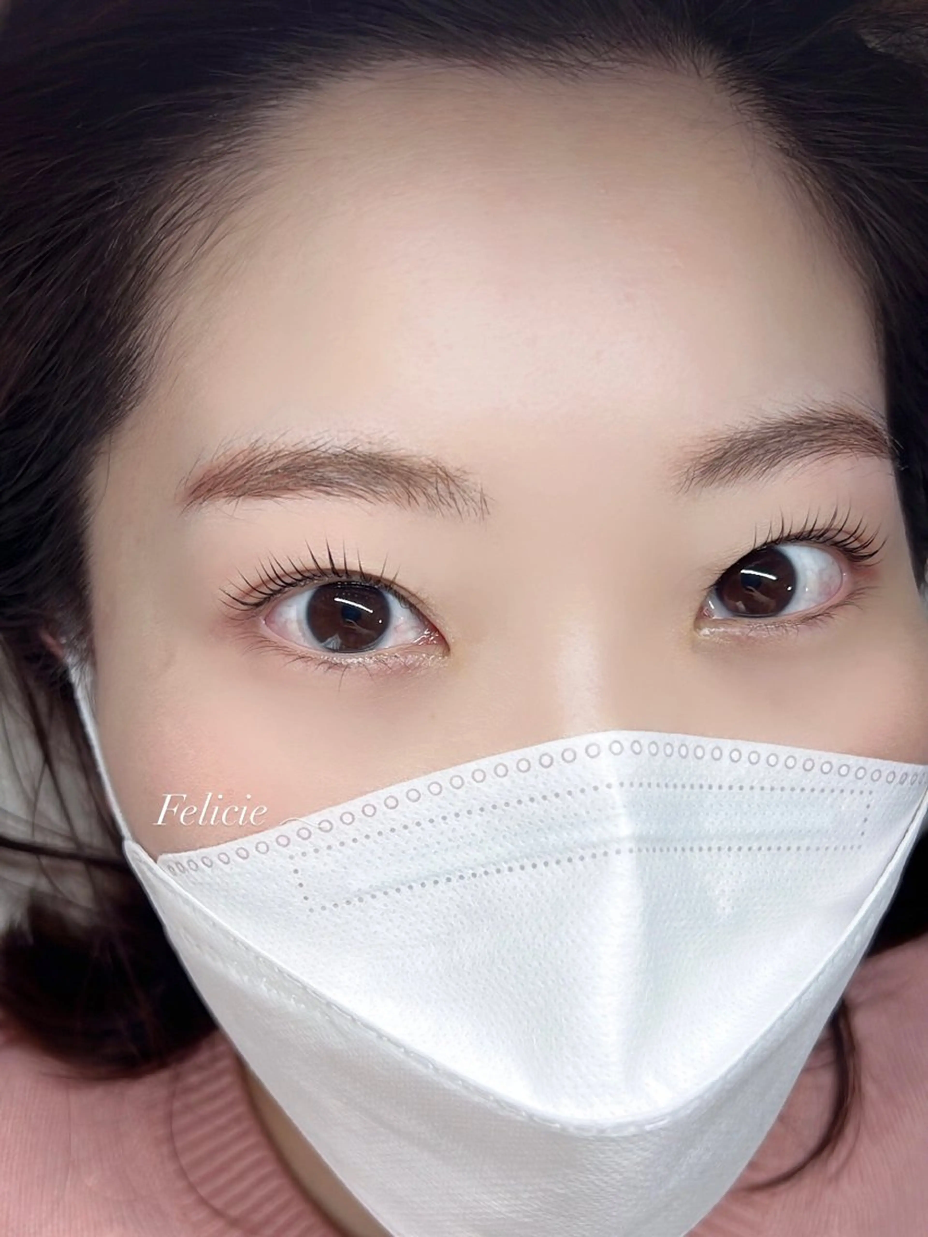 マツエク・マツパ パリジェンヌラッシュリフト マツパ Felicie＊ Sayakaのマツエク・マツパデザイン