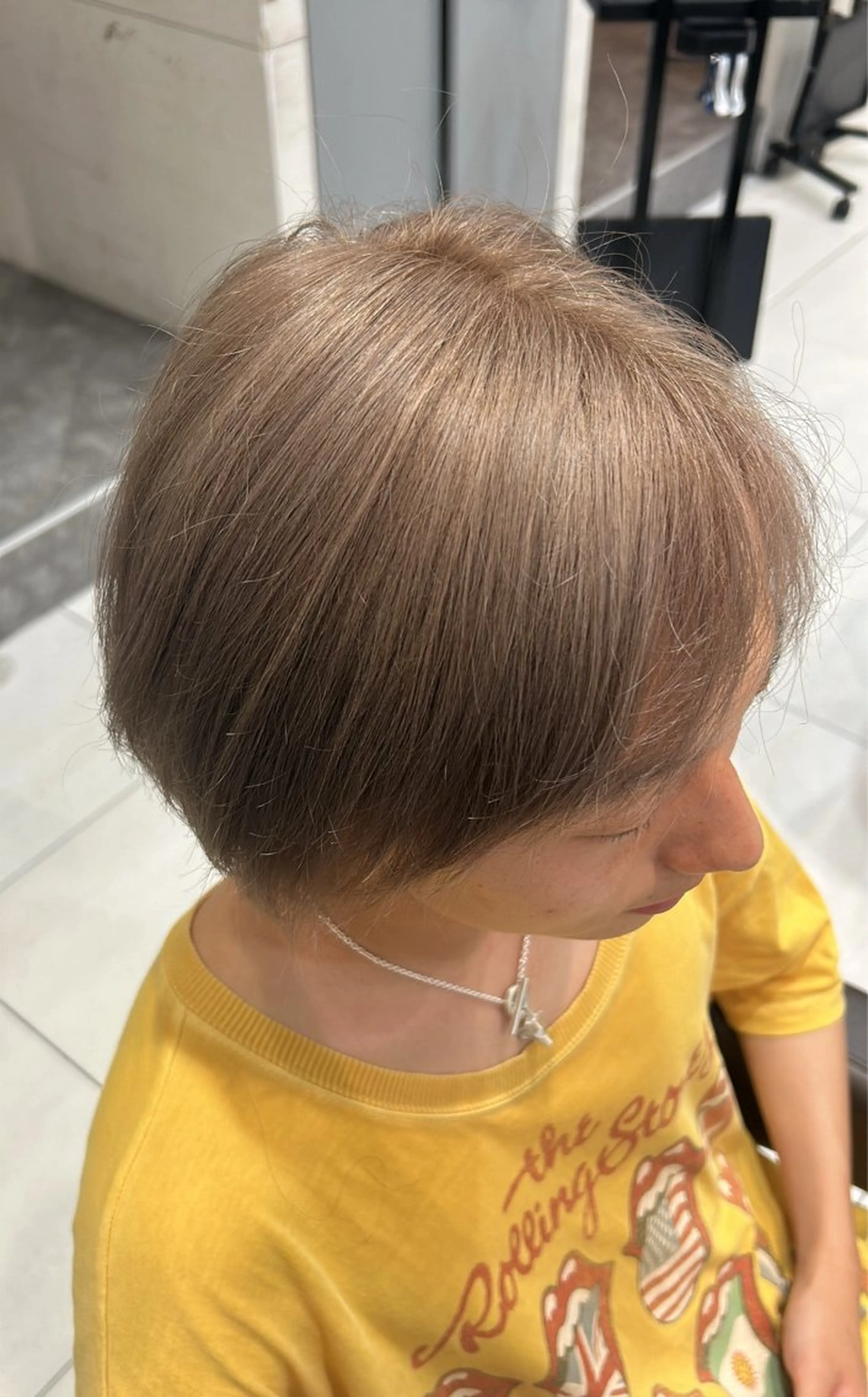 カラー メンズ 田中 龍瑠のヘアスタイル
