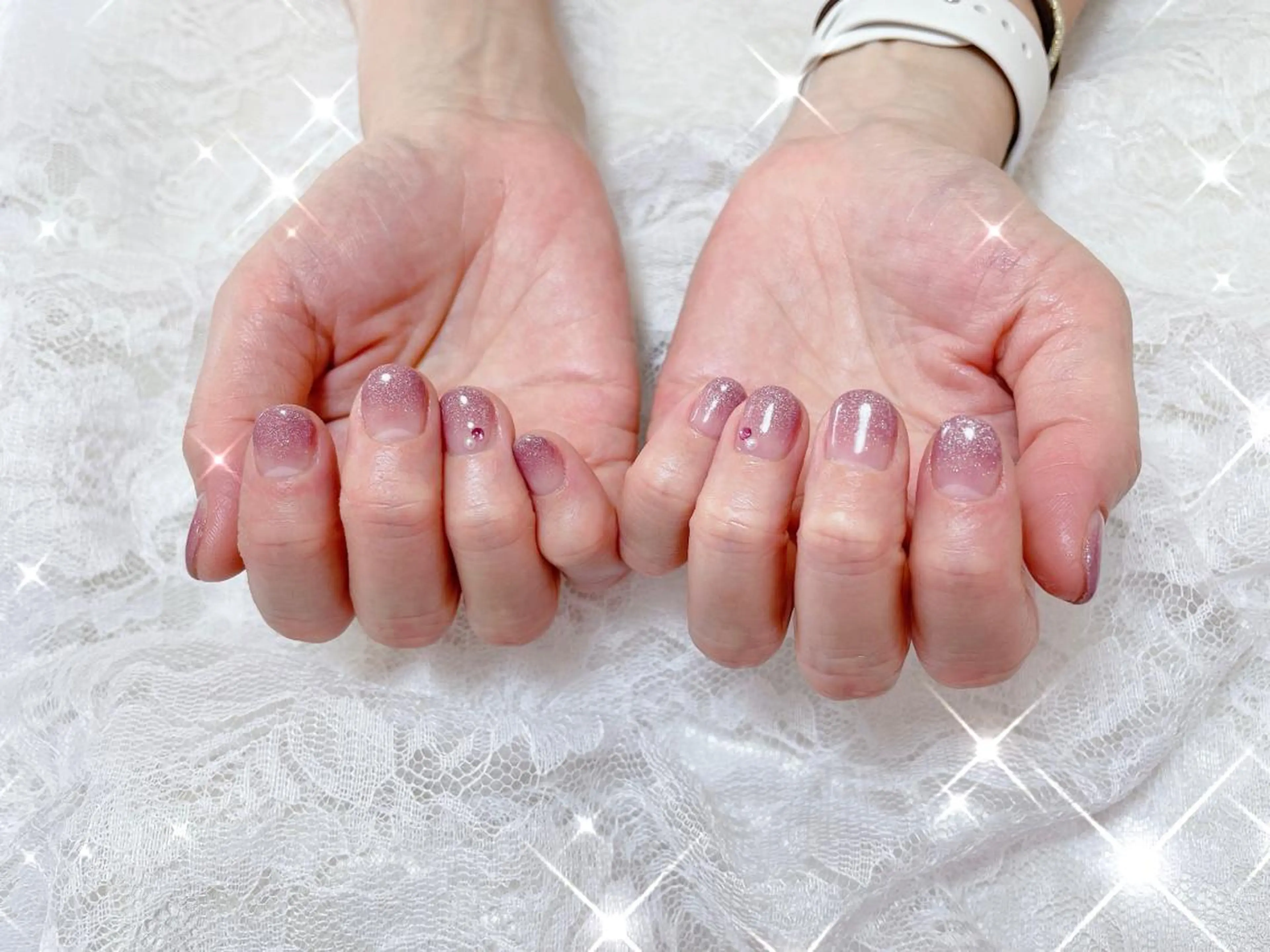 ネイル ワンカラーネイル ハンドネイル FLARE NAIL フレアネイルのネイルデザイン