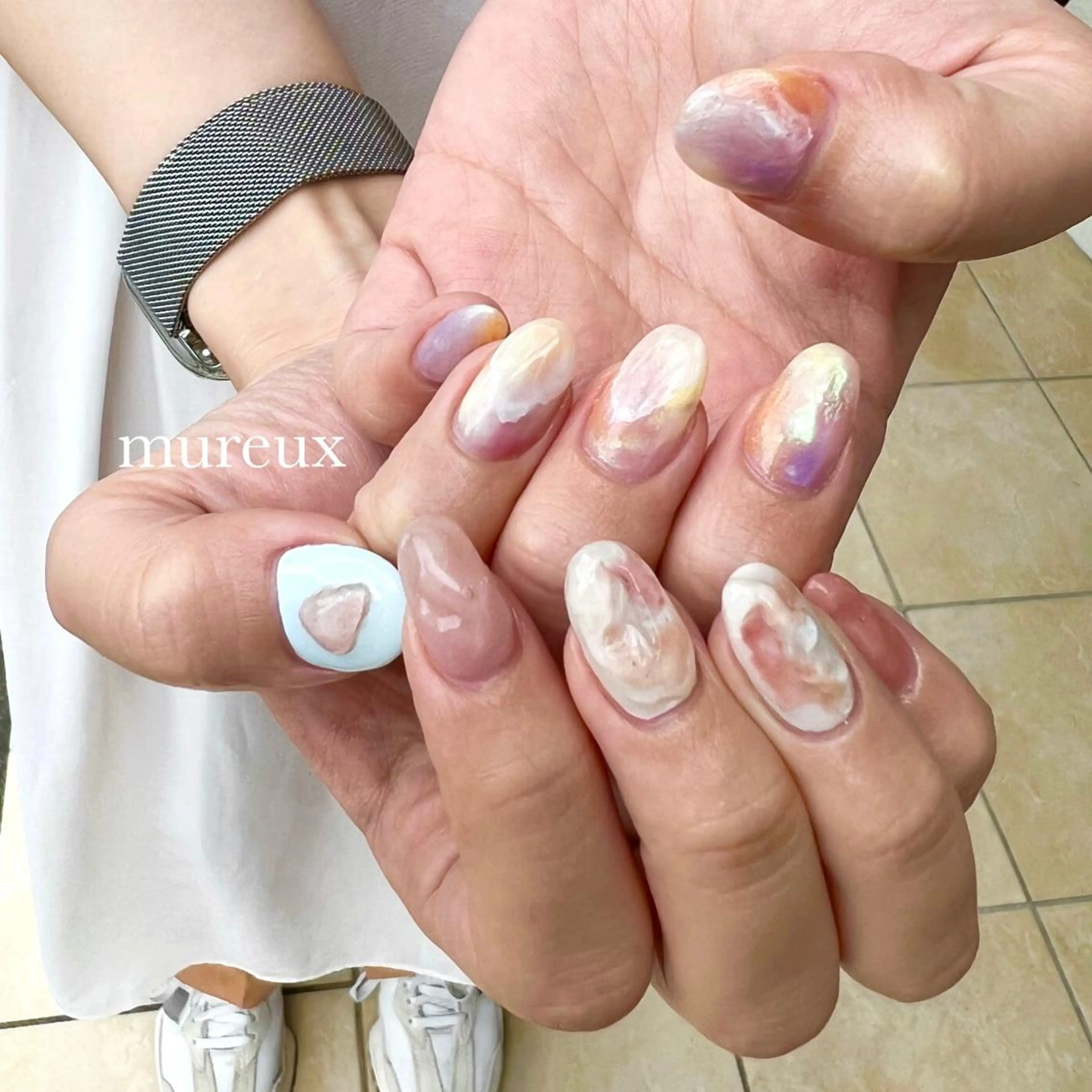 ネイル ハンドネイル mureux ∵ayakaのネイルデザイン