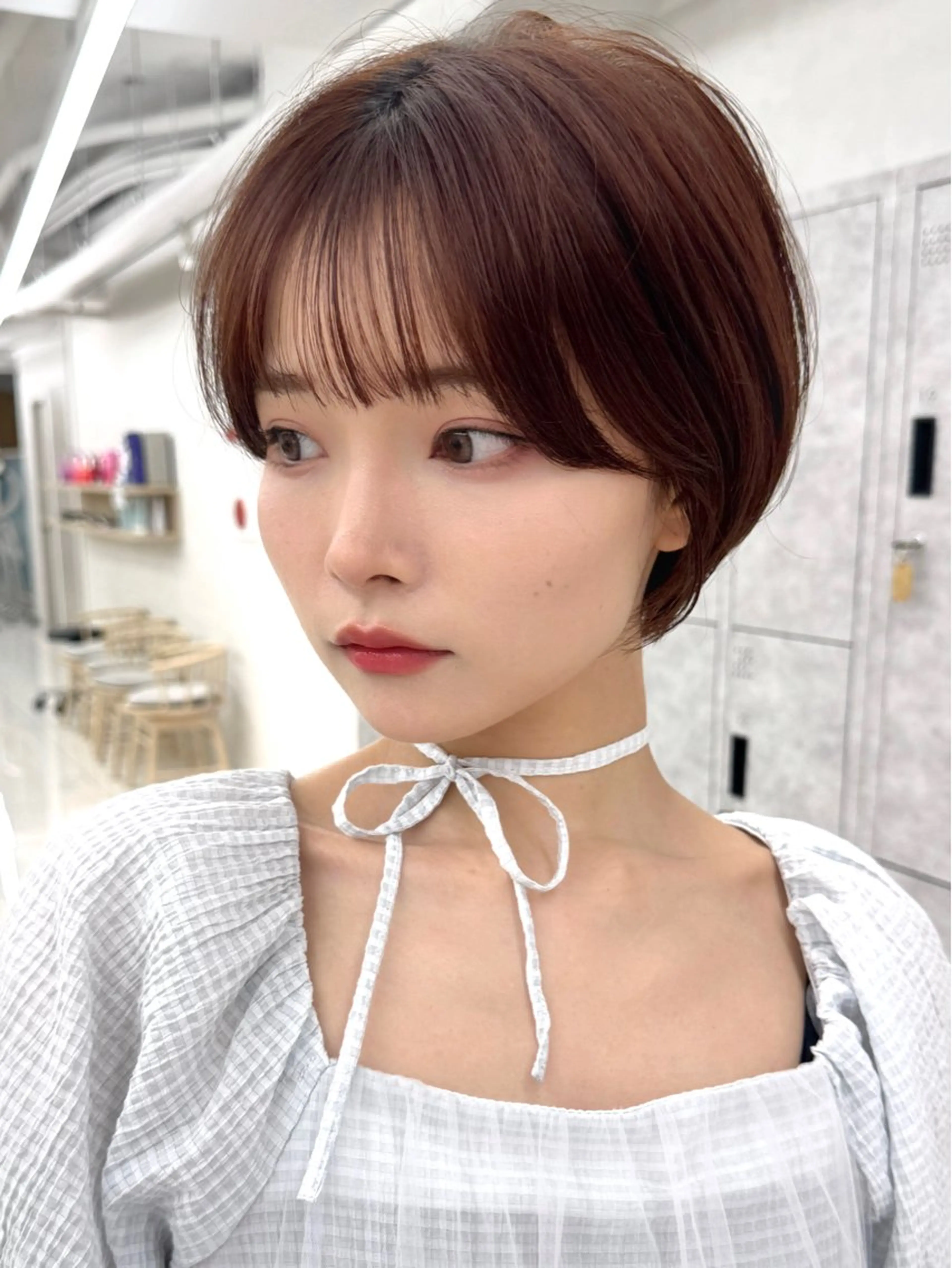 ショート 三鷹で1番ショート ボブをカットする新谷のヘアスタイル