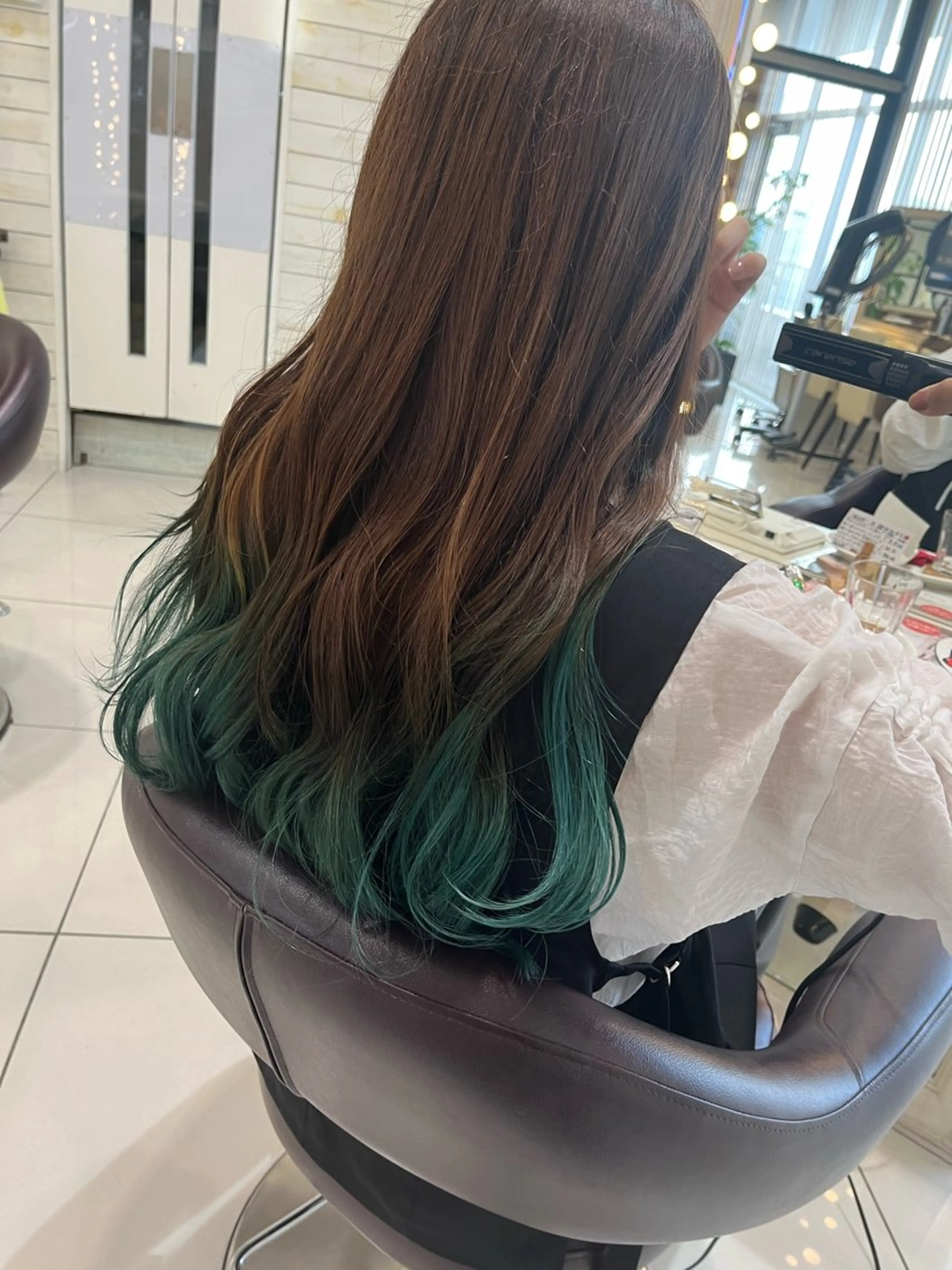 ロング カラー ヘアカラー ヘアアレンジ 裾カラー/Aya🥀のヘアスタイル