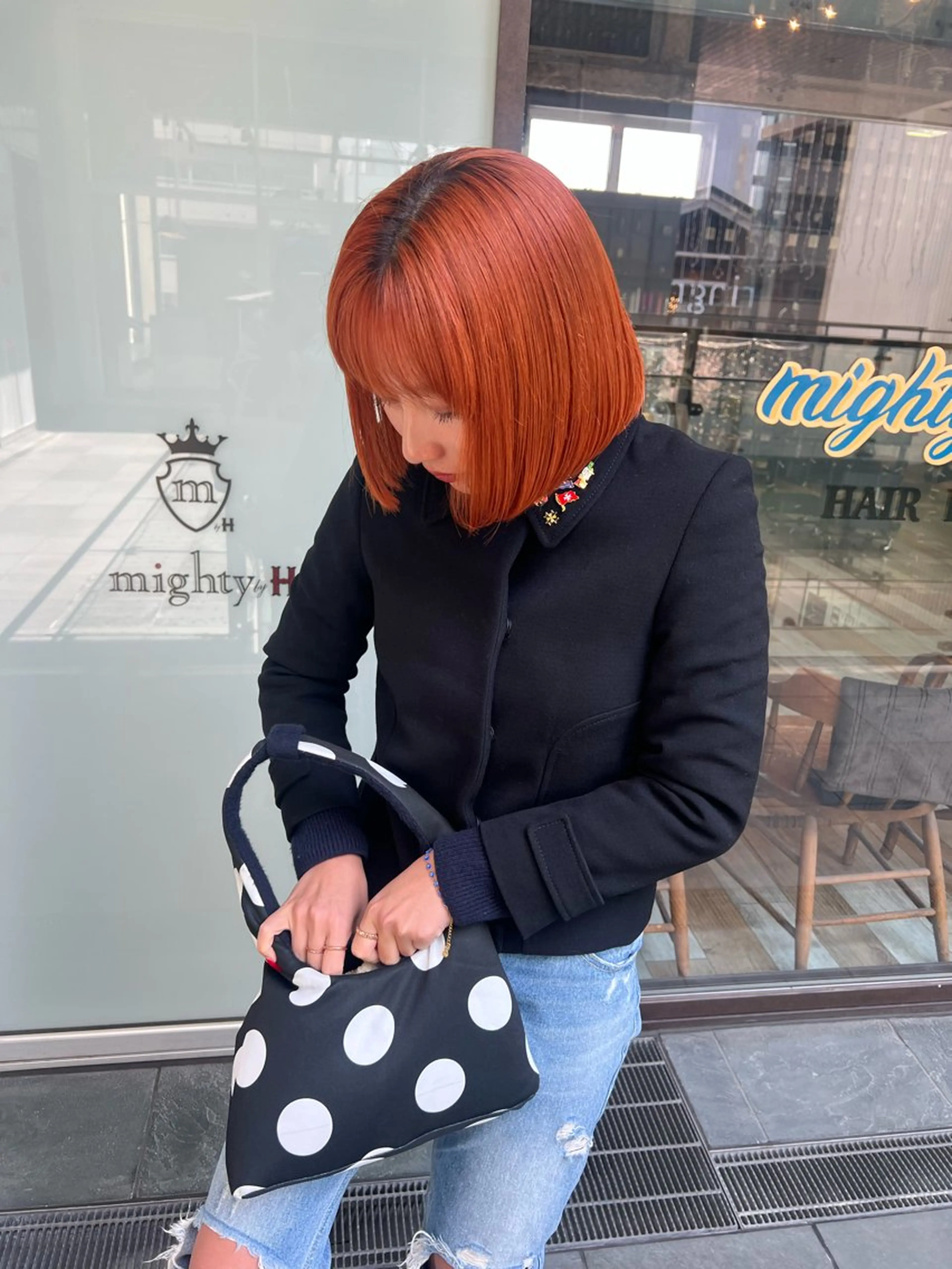 ダブルカラー（インナー、全体なんでも⭕️）➕トリートメントの写真