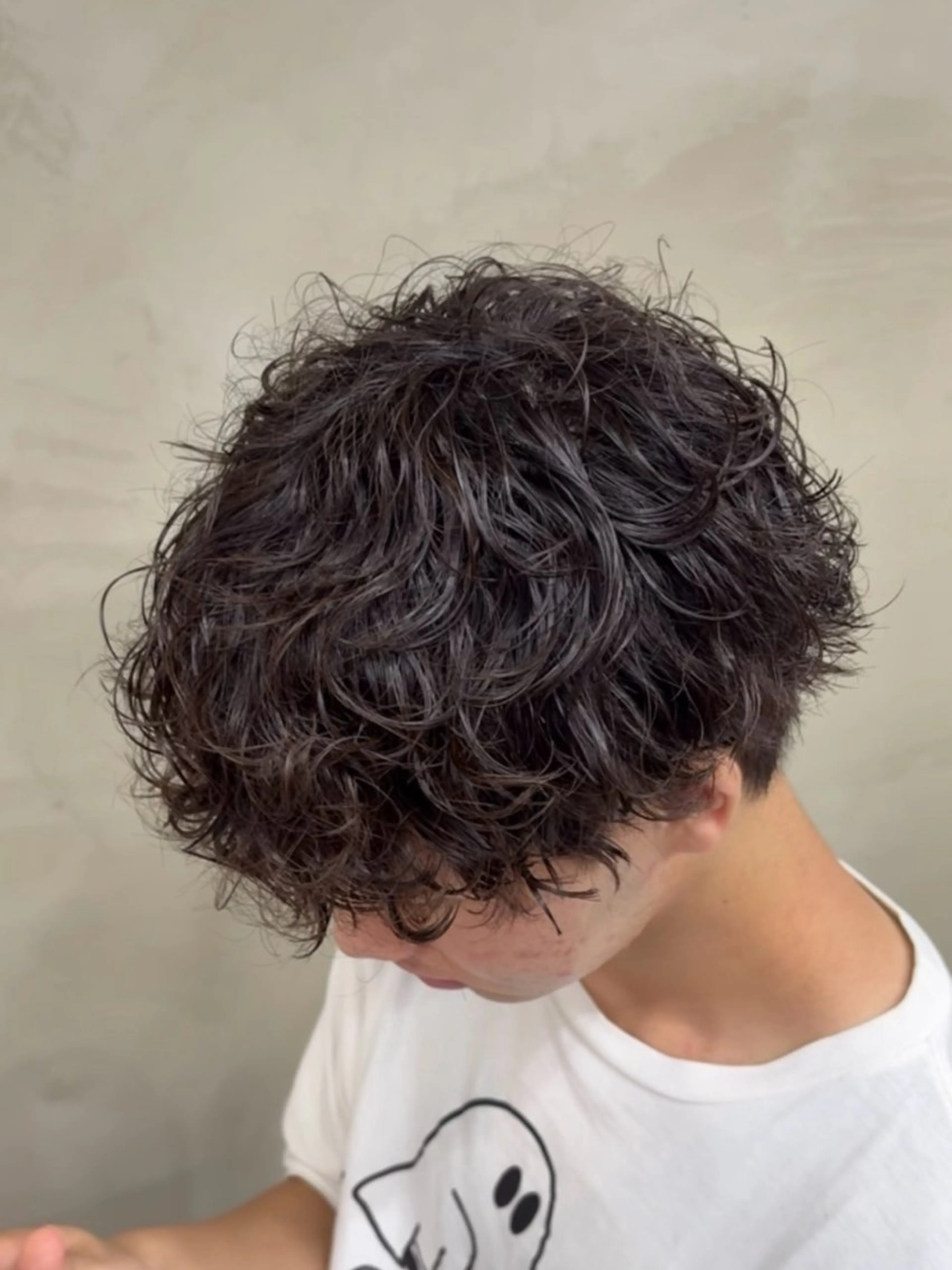 ショート パーマ メンズ カット パーマ GRANDEUR ryuのヘアスタイル