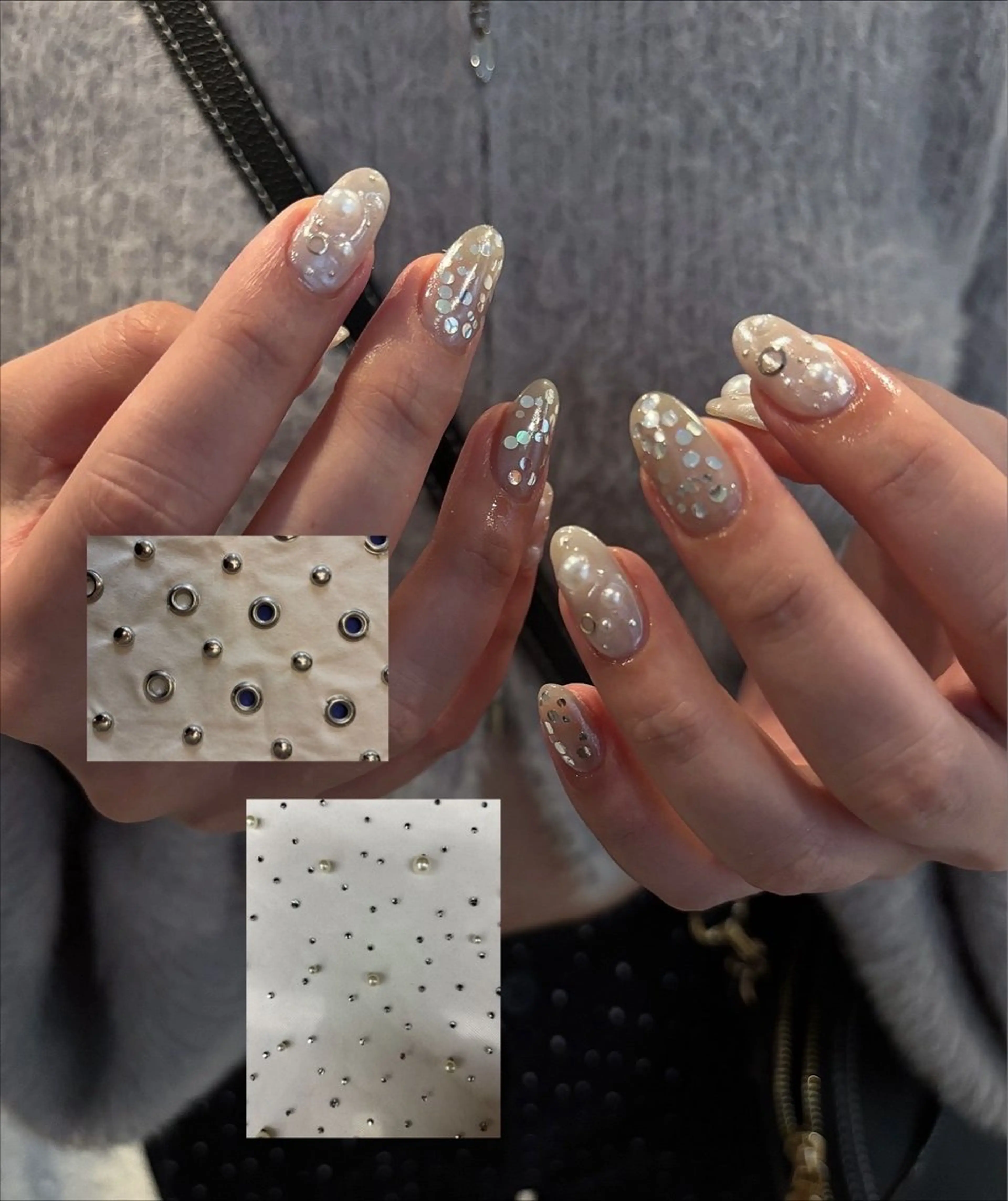 ネイル オーロラネイル ホログラムネイル ニュアンスネイル ハンドネイル nao＿nail .929のネイルデザイン