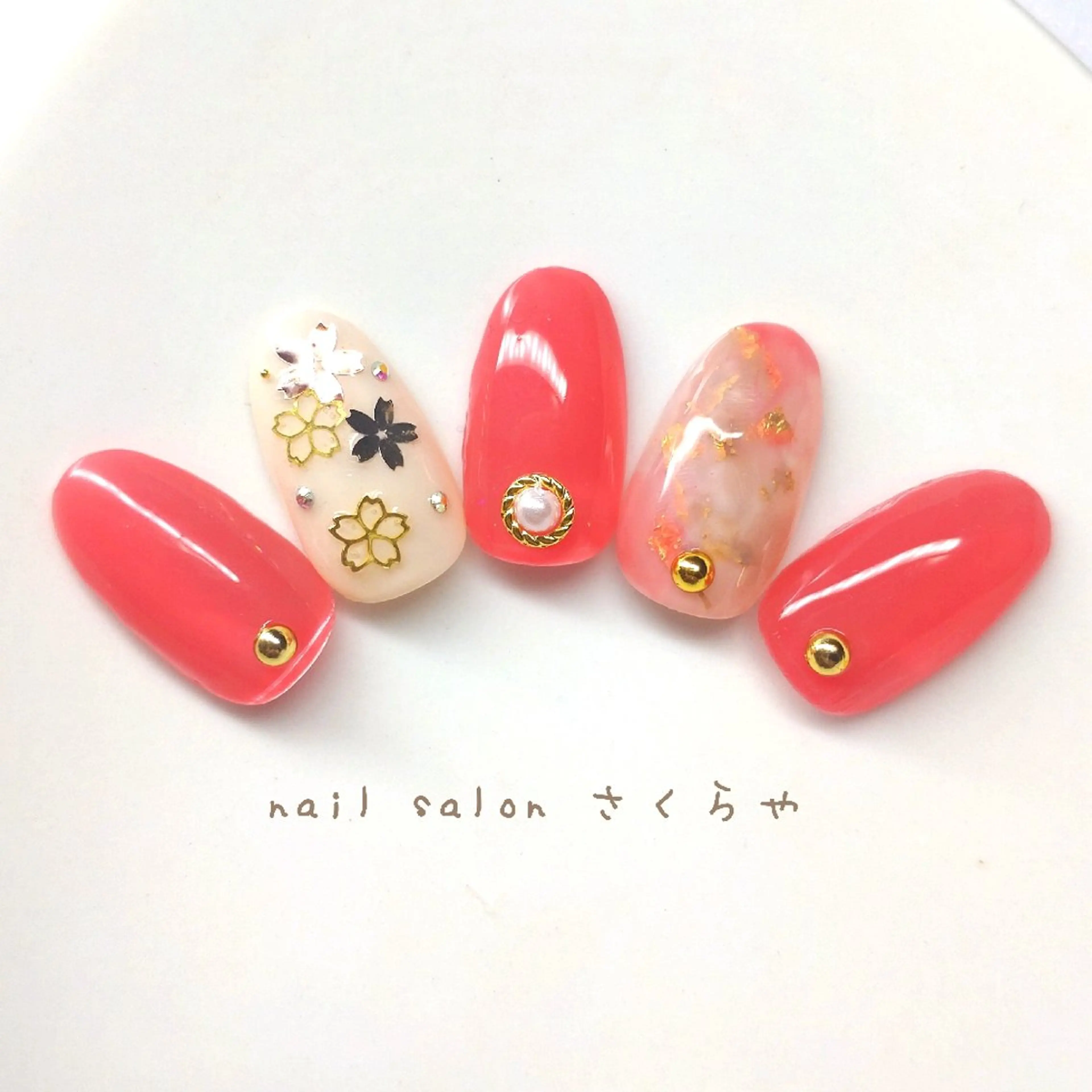 ネイル アートネイル 成人式 ジェルネイル ニュアンスネイル ワンカラーネイル さくらや❤ パラジェル使用のネイルデザイン