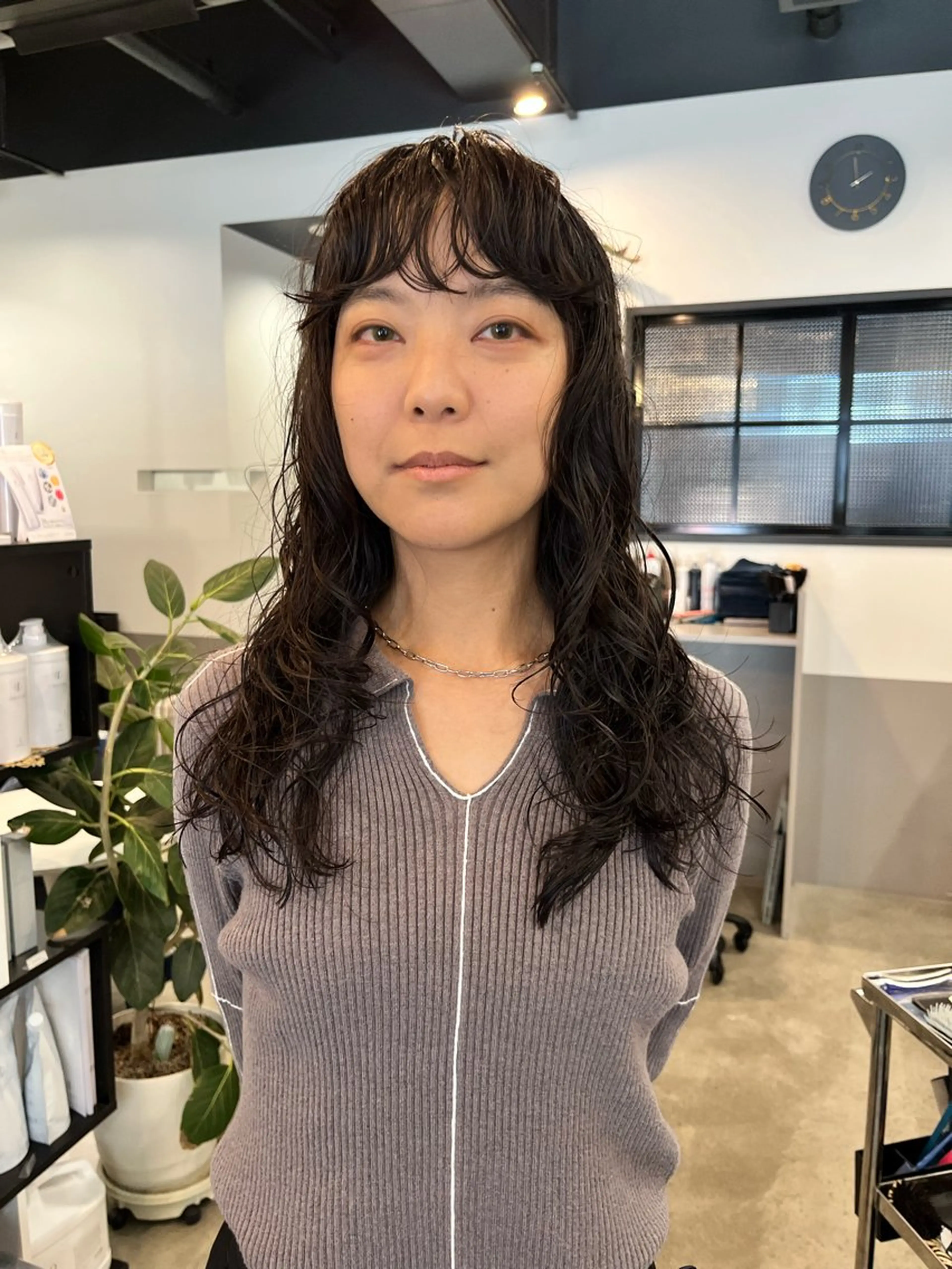 ロング パーマ レイヤーカット ロング カット パーマ トリートメント dogstar小林諒 パーマ/レイヤーのヘアスタイル