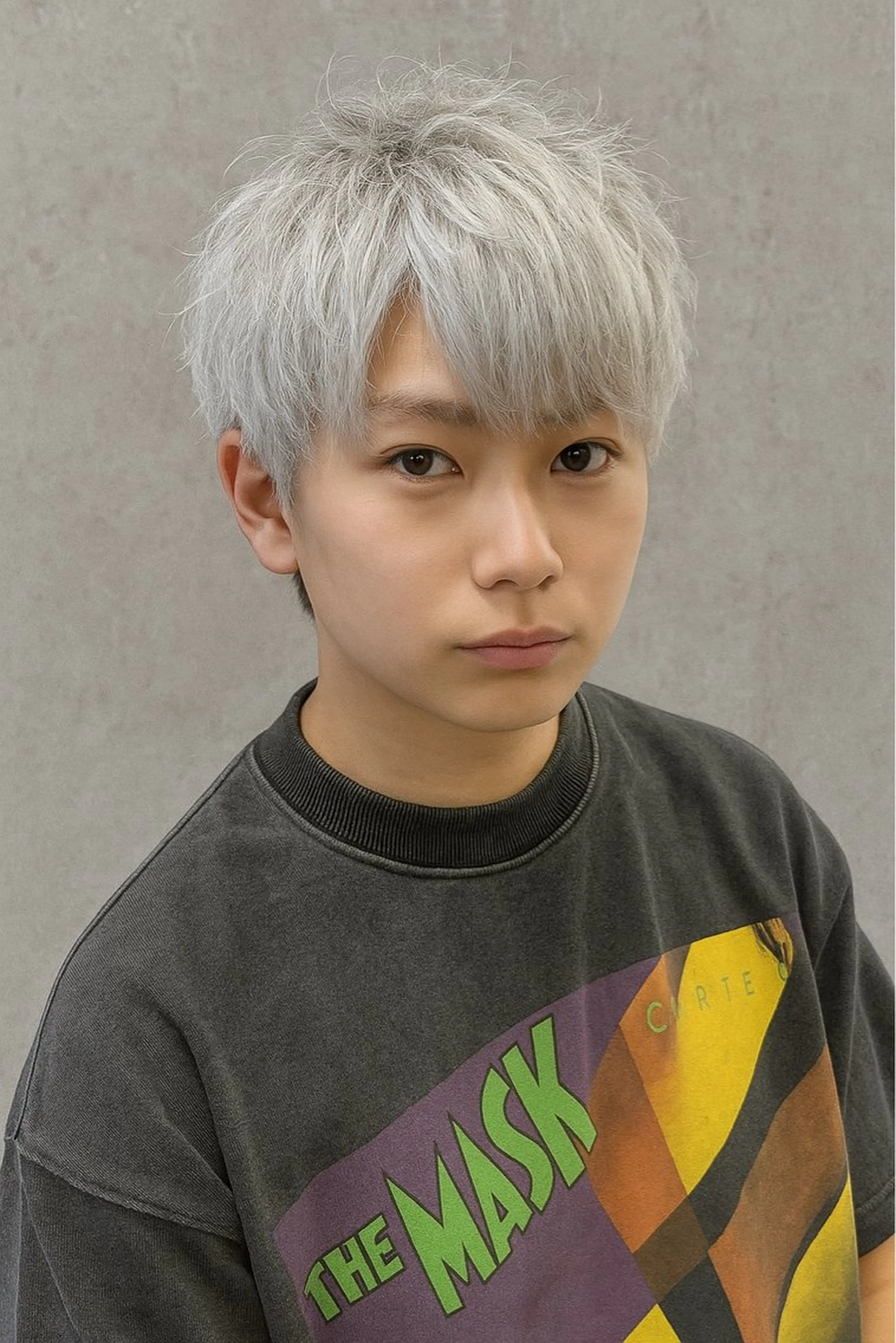 カラー メンズ ホワイト系はお任せ /ブリーチ/店長岩崎のヘアスタイル