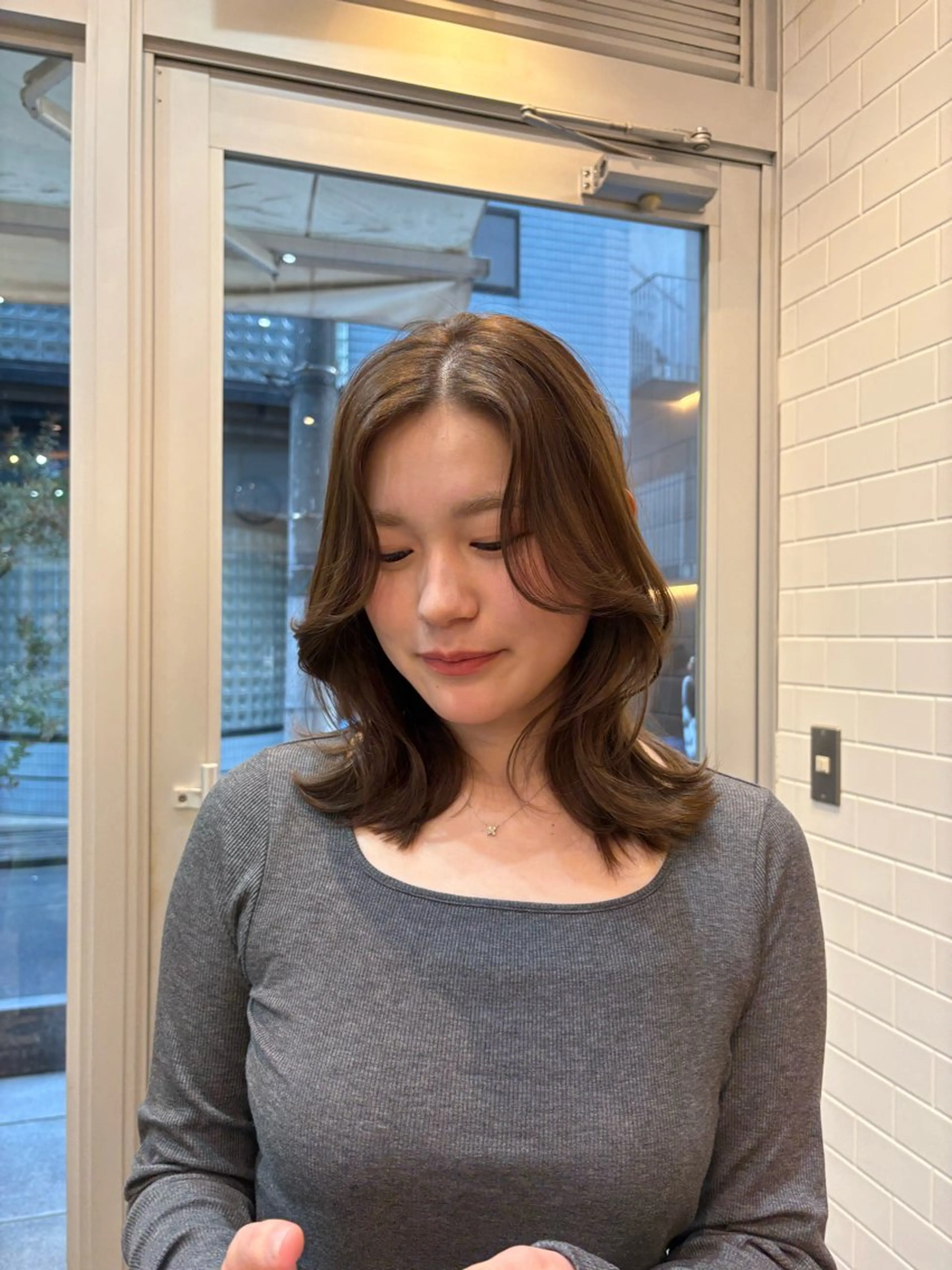 ミディアム jr.stylist 小島千穂🎀のヘアスタイル
