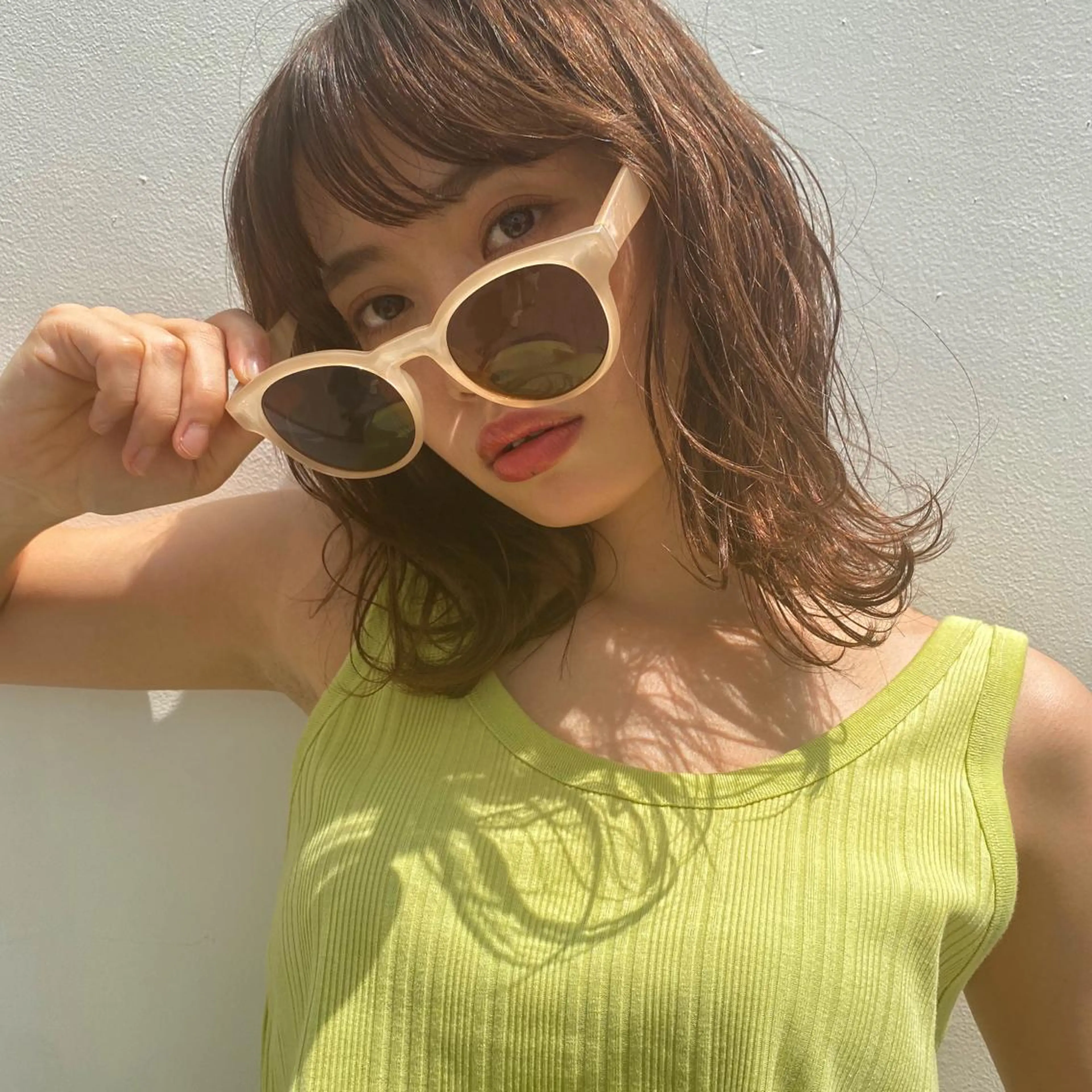 ミディアム カラー ブラウンカラー レイヤーカット カット ヘアカラー トリートメント 🉐メンズヘア特化 men's/ケンイチのヘアスタイル